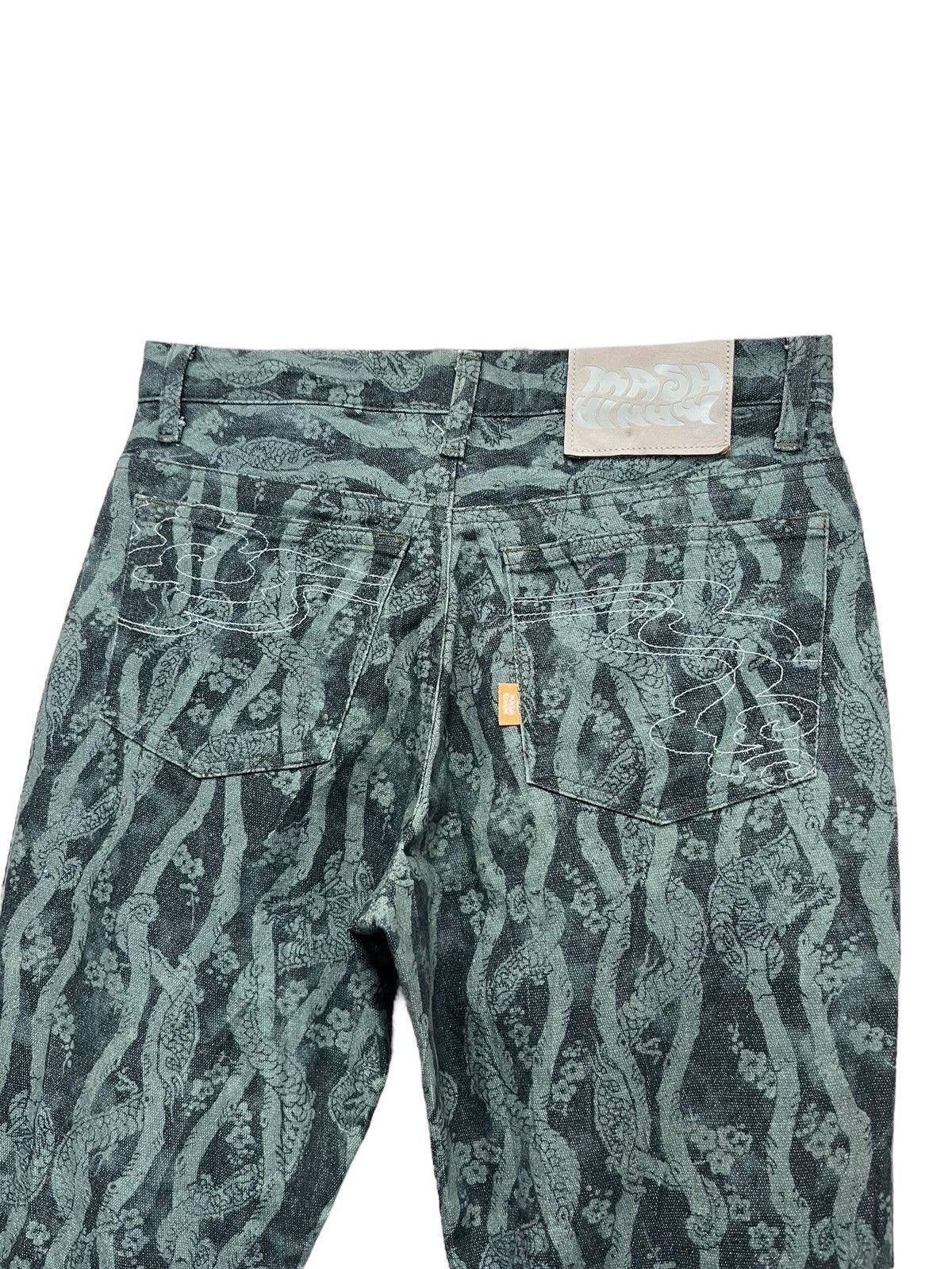 Other Vintage MASH MANIA Art Full Print Dragon Wrapped Tree Trunk Size 27" / US 4 / IT 40 - 6 Thumbnail