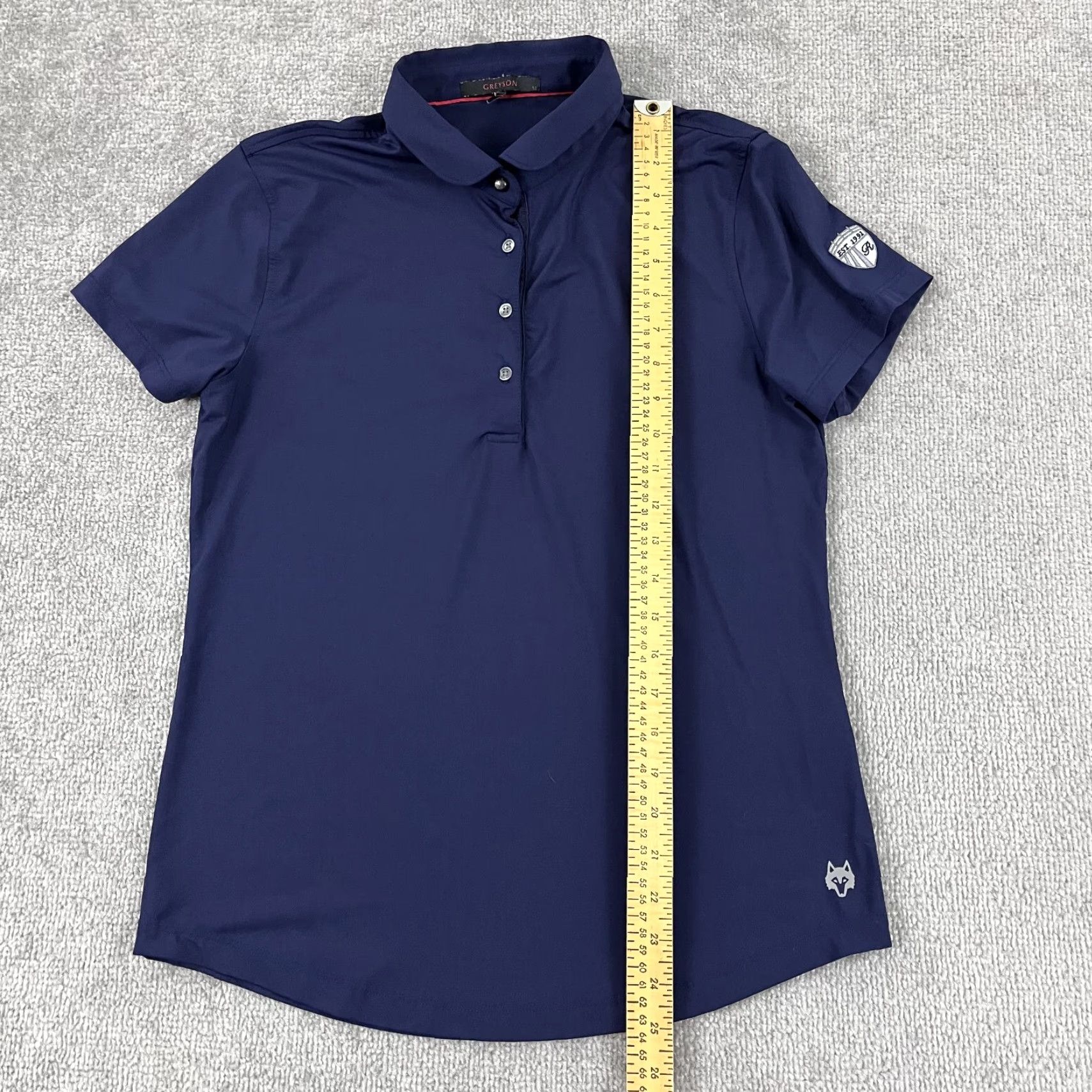 Vintage VINTAGE Greyson Polo Shirt Women Medium Blue Performance Golf Casual Breathable 1991 Logo Mens Size M / US 6-8 / IT 42-44 - 5 Thumbnail