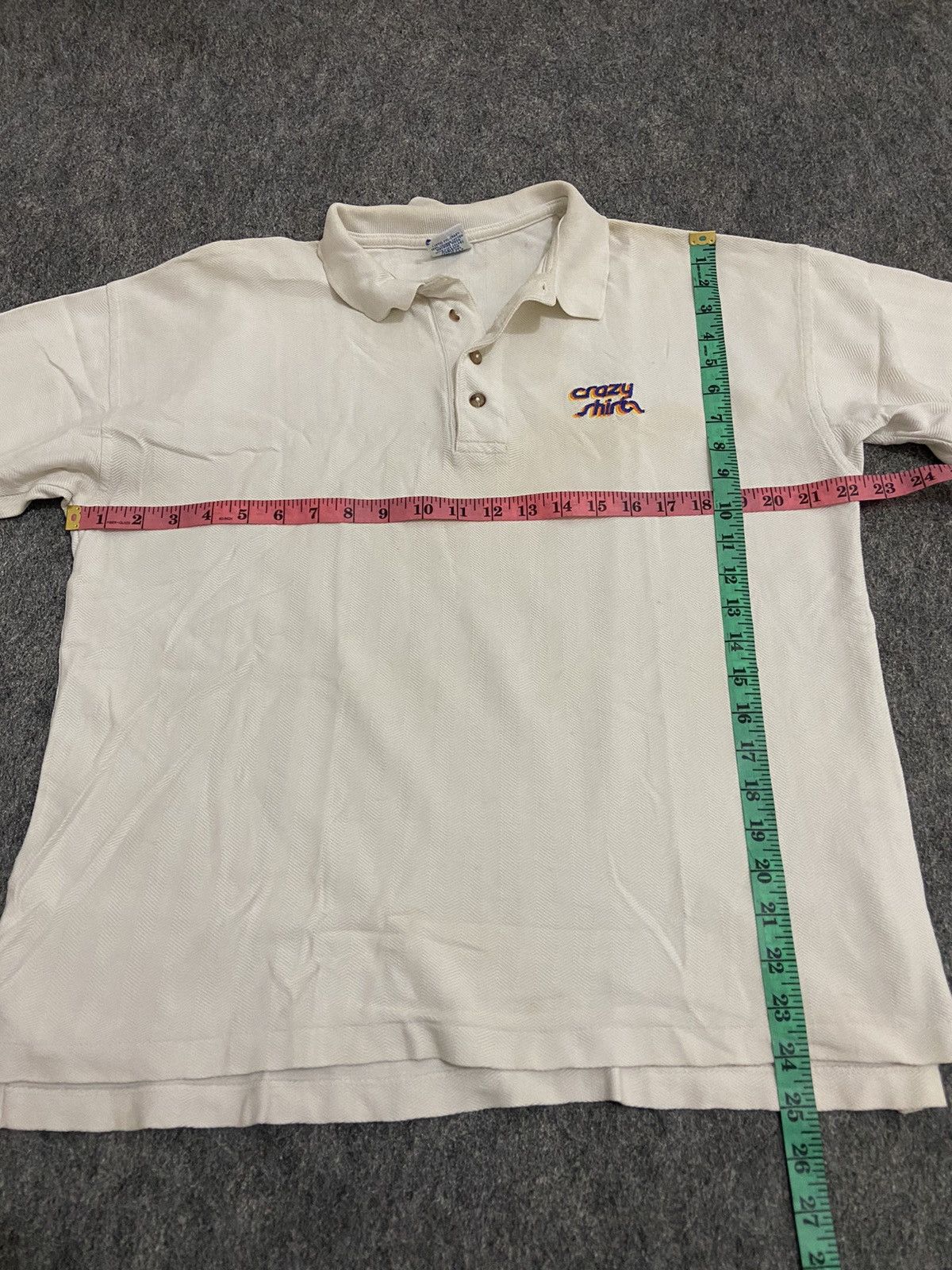 Vintage Vintage crazy shirt polo shirt Size US M / EU 48-50 / 2 - 6 Thumbnail