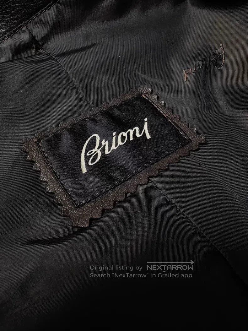 Brioni Brioni Deer Leather Mid-length Coat Size US M / EU 48-50 / 2 - 5 Thumbnail