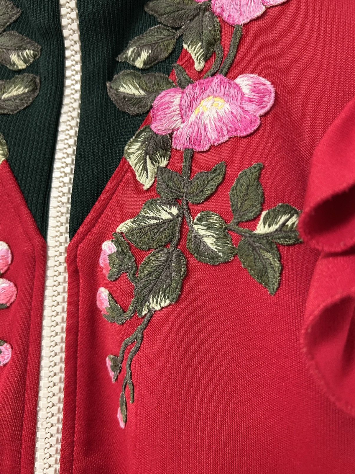 Gucci FW2017 Floral Embroidered Zip Jacket Size US XS / EU 42 / 0 - 6 Thumbnail