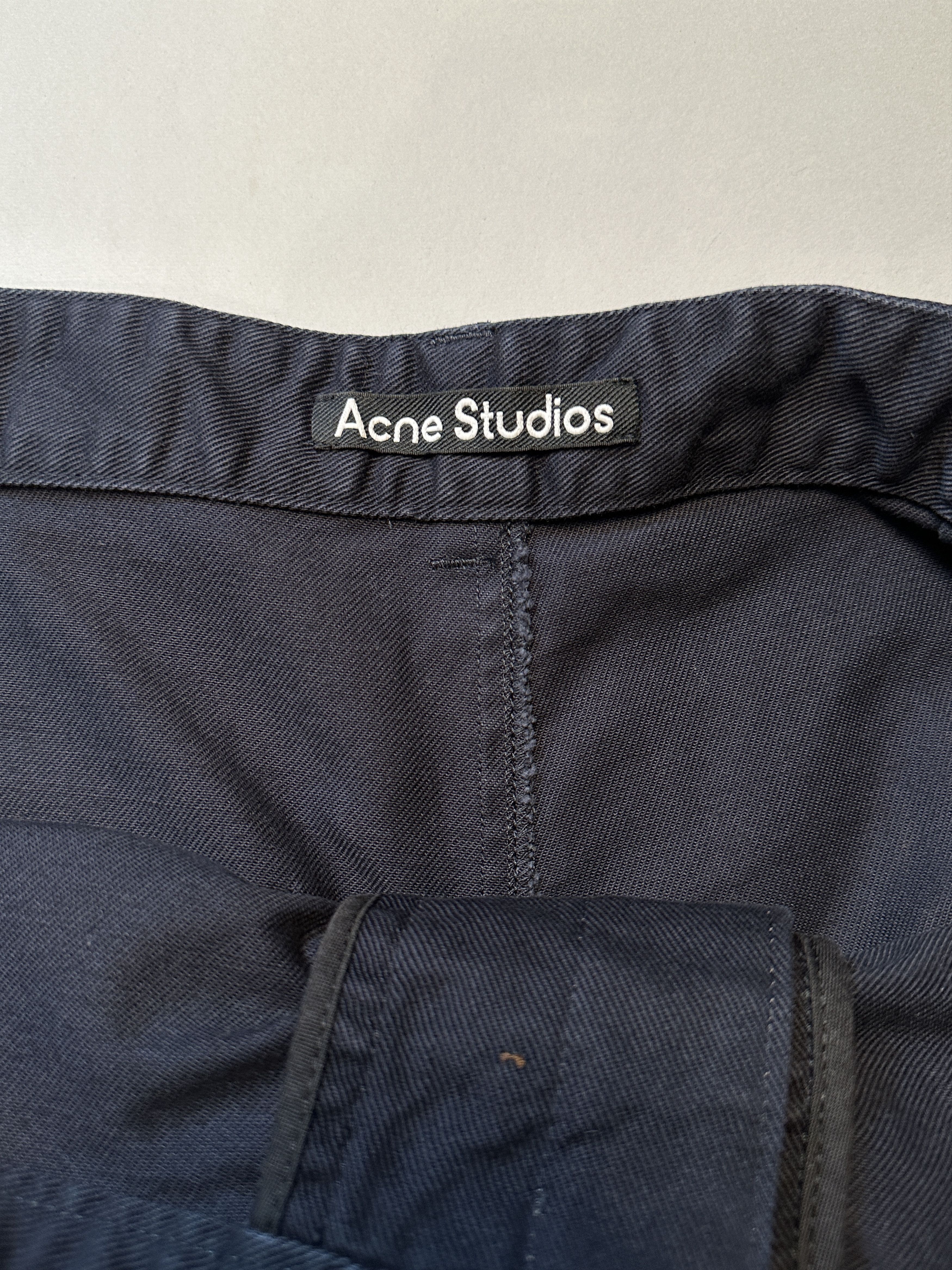 Acne Studios Acne Studios Workwear trousers Navy/Dark brown Size US 34 / EU 50 - 6 Thumbnail