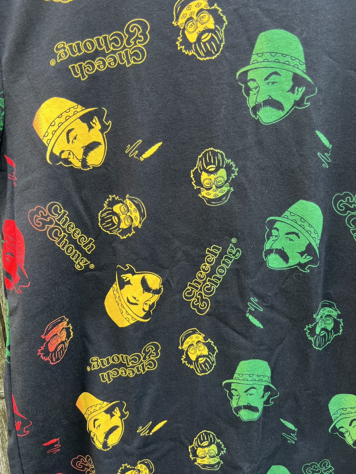 Other Official Cheech & Chong Rasta Double Sided T-Shirt Medium Size US M / EU 48-50 / 2 - 3 Thumbnail