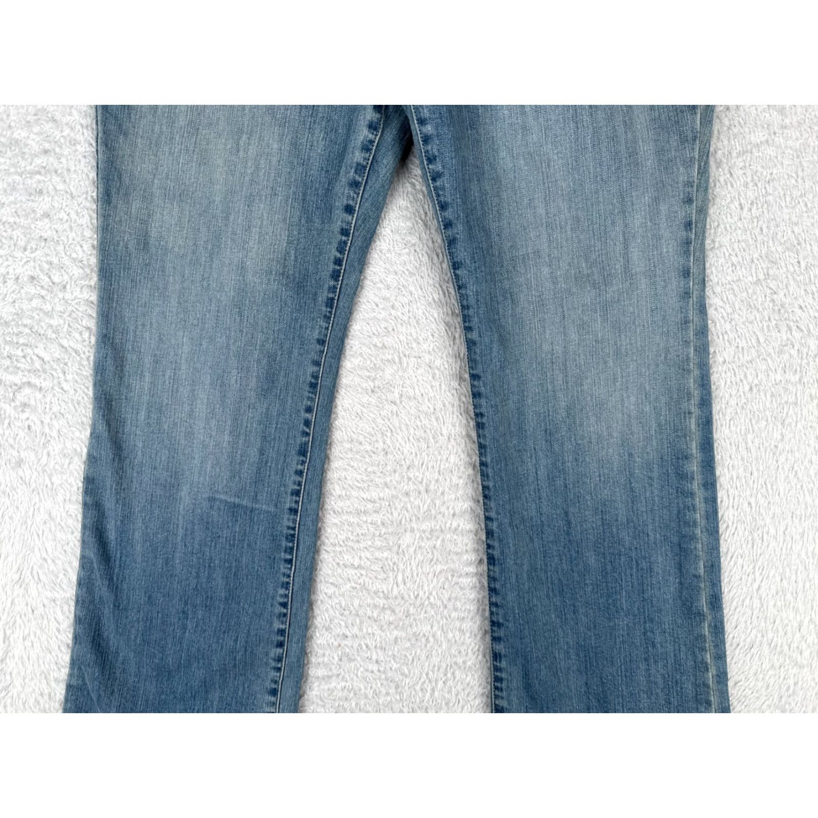 Vintage Sonoma Jeans Womens 12 Blue Denim Jeans Bootcut Mid Rise Cotton Blend 31x30 Womens Size 34" / US 12 / IT 48 - 3 Thumbnail