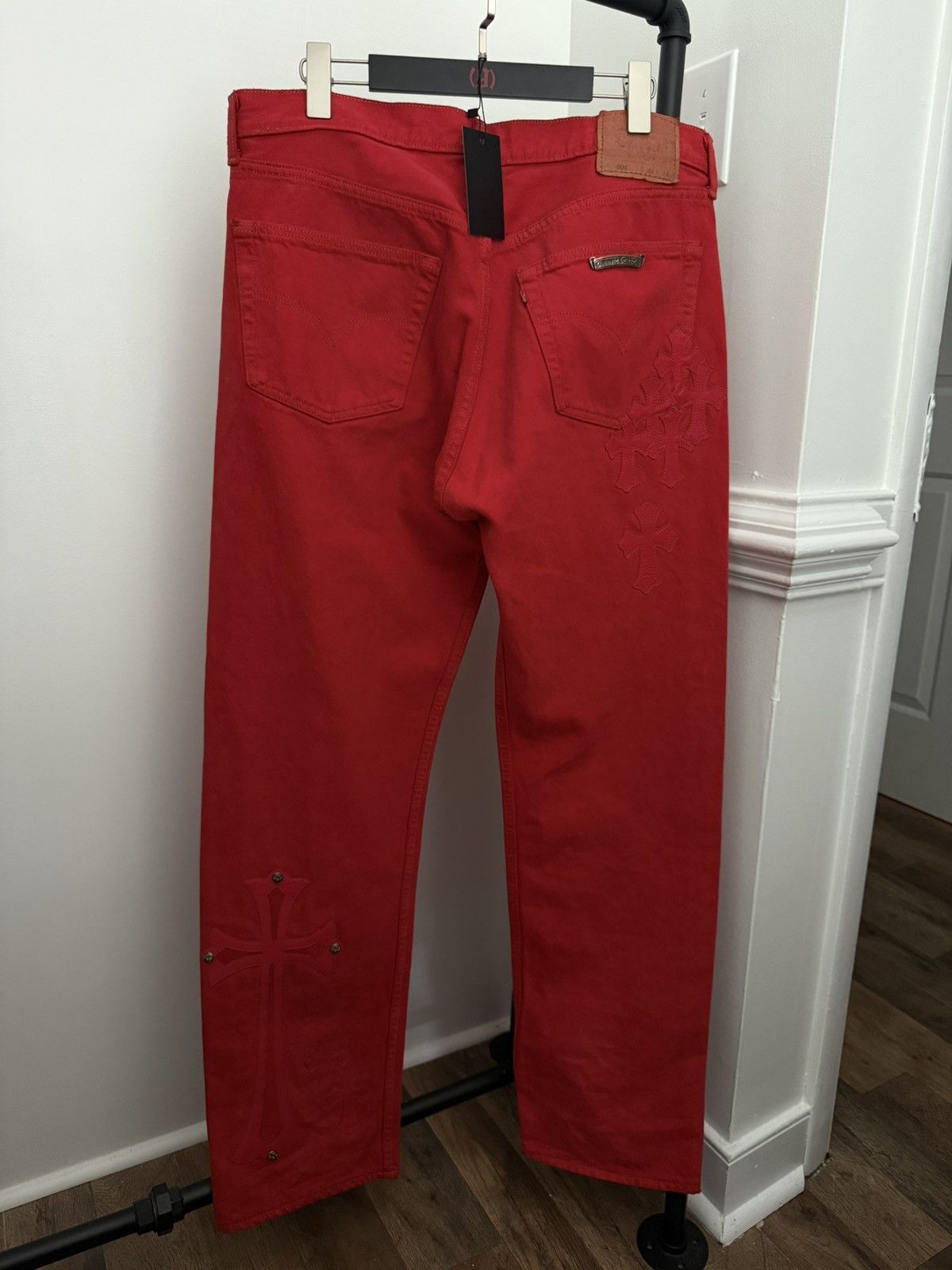 Chrome Hearts Chrome Hearts Pairs Exclusive Jeans Size US 36 / EU 52 - 2 Thumbnail