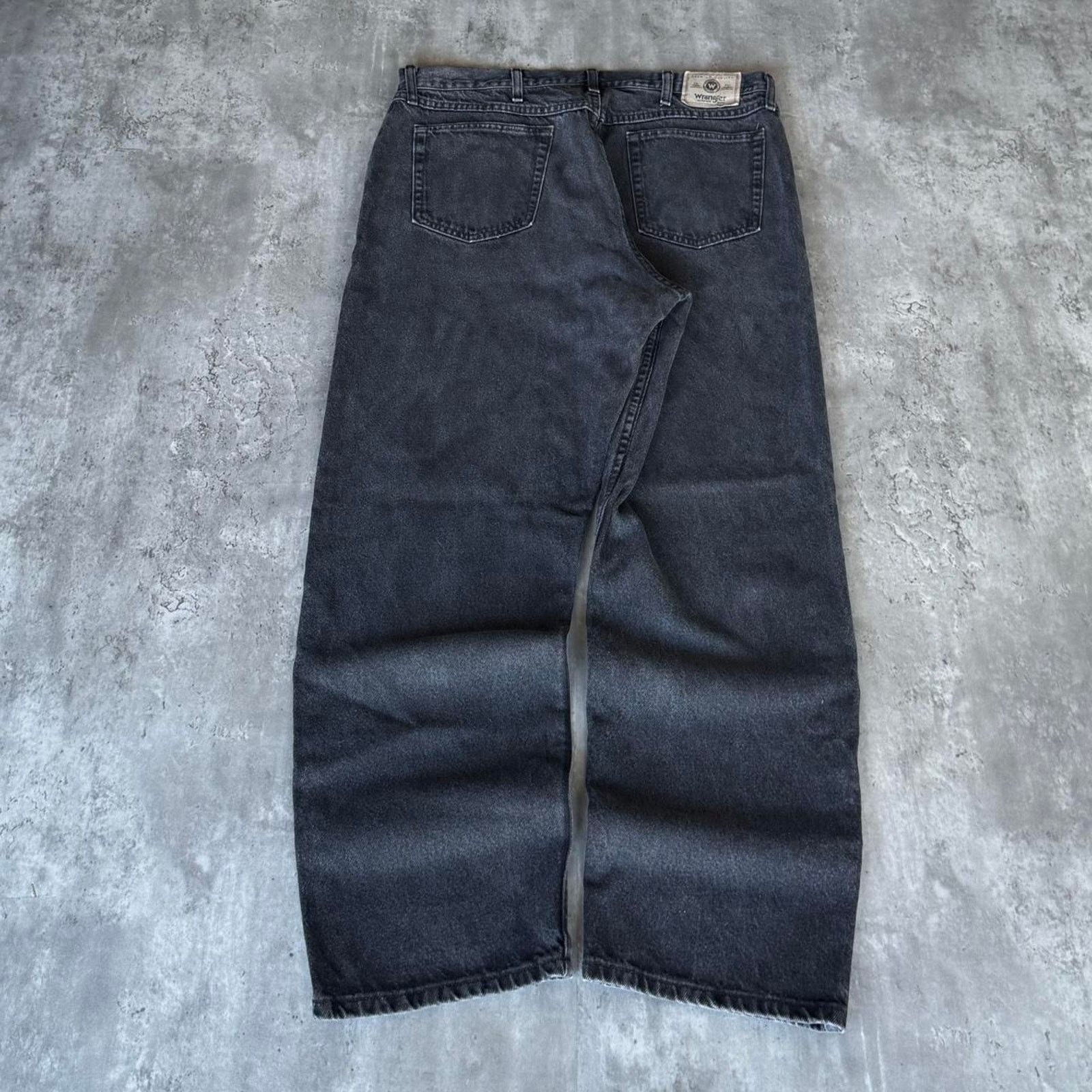 Vintage Vintage Y2K Faded Black Embroidered Grunge Opium Denim Jeans Size US 38 / EU 54 - 2 Thumbnail