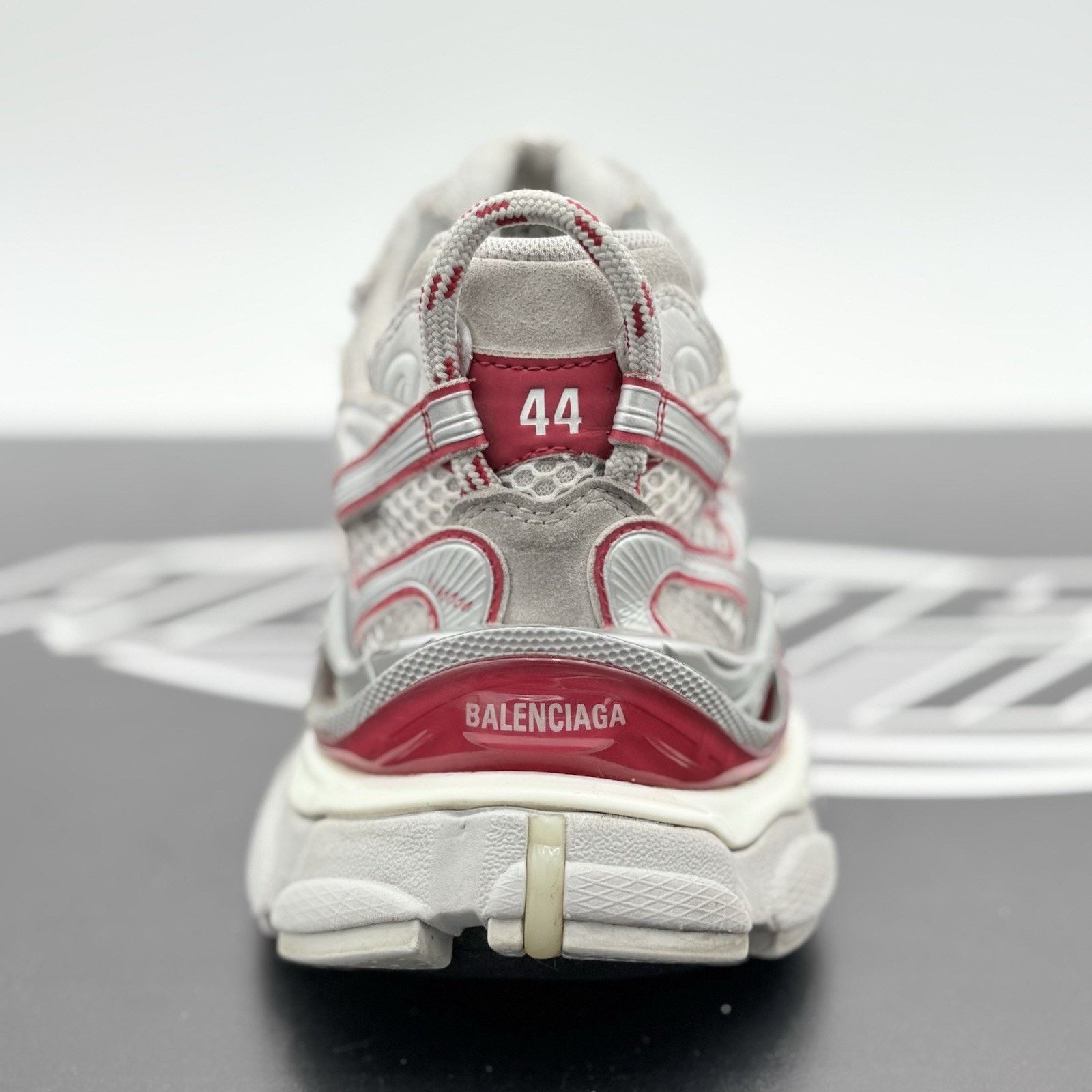 Balenciaga Balenciaga Runner 2.0 ' White Grey Red ' | GREAT CONDITION! Size US 11 / EU 44 - 3 Thumbnail