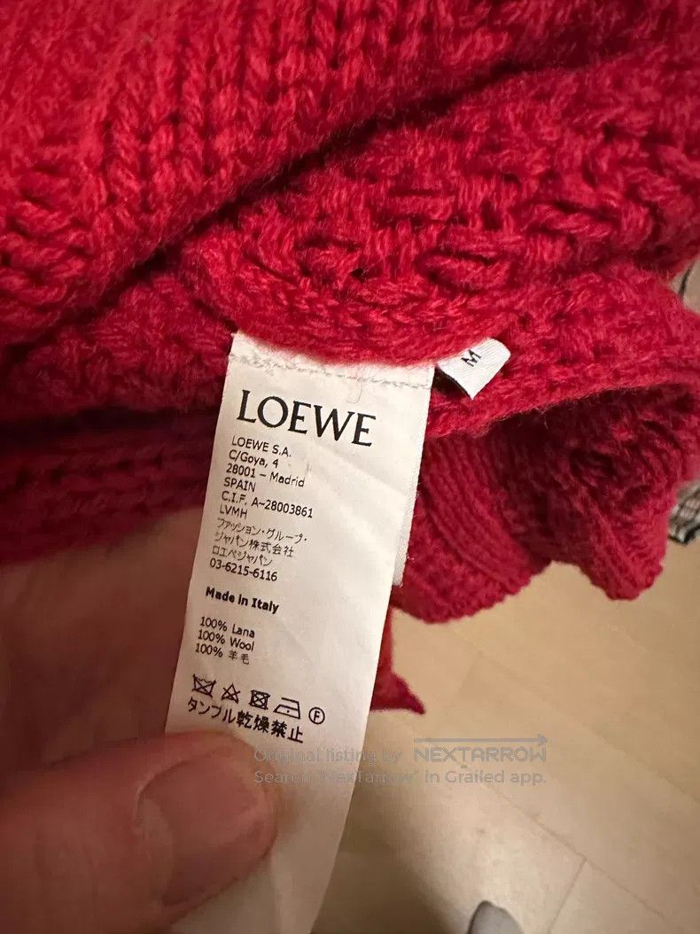 Loewe Loewe Fleece Sweatshirt, Burgundy Purple Size M / US 6-8 / IT 42-44 - 5 Thumbnail