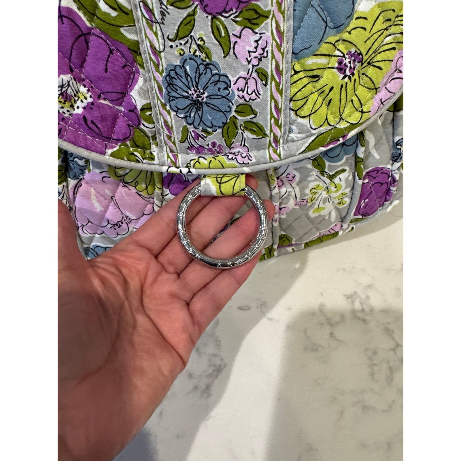 Vera Bradley Vera Bradley water color Floral Pattern Crossbody Purse Size ONE SIZE - 4 Thumbnail