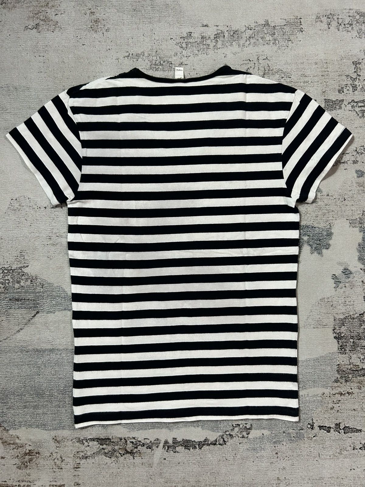 If Six Was Nine × Japanese Brand Gothic Y2k Japanese Poem Stripe Tshirt Size US M / EU 48-50 / 2 - 2 Thumbnail