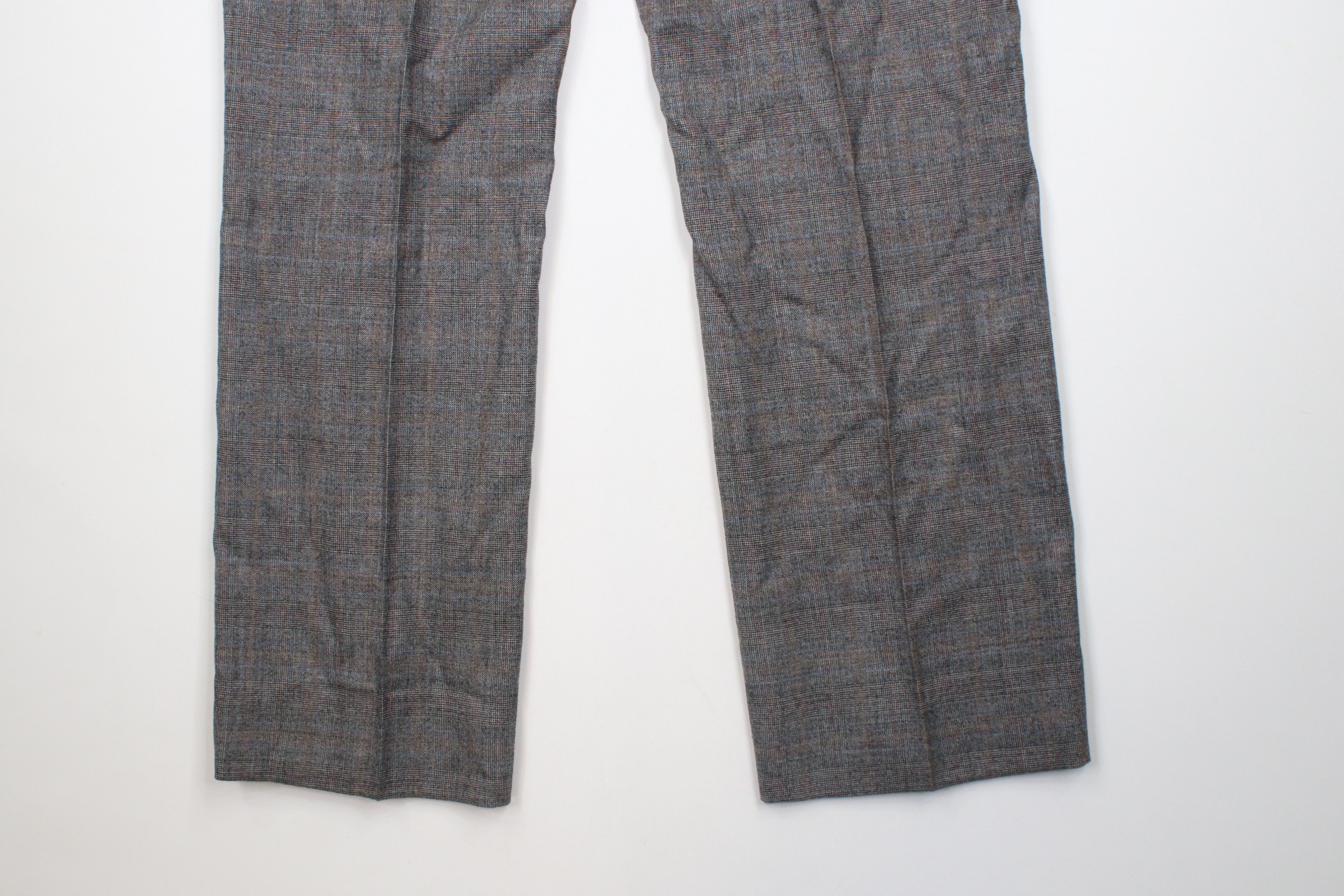 Vintage Vintage 70s Streetwear Flared Wide Leg Chino Pants Plaid USA Size US 34 / EU 50 - 11 Thumbnail