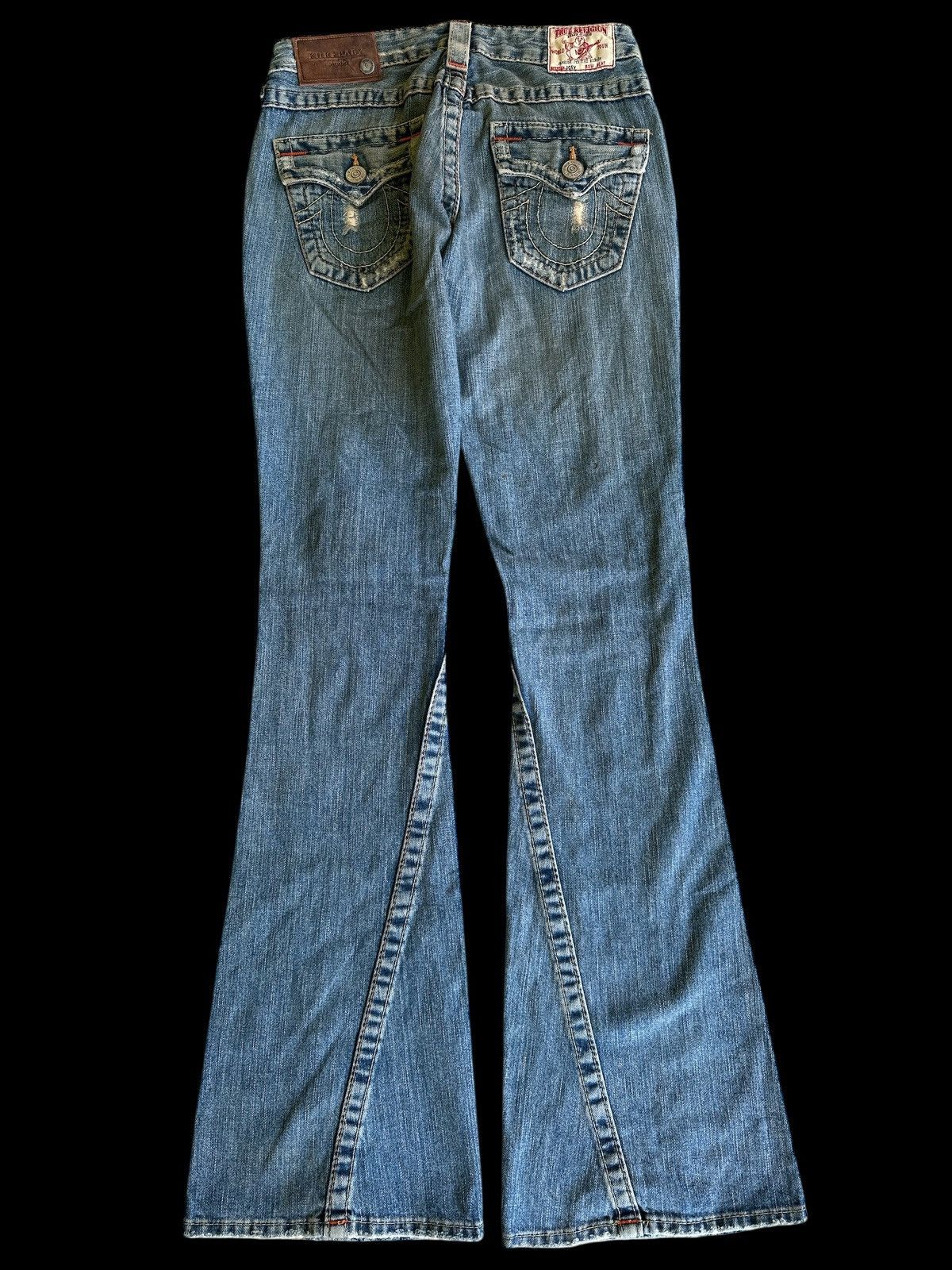 Japanese Brand Flare 💥 True Religion X King Baby Flare Fashion💥 Size US 28 / EU 44 - 2 Thumbnail