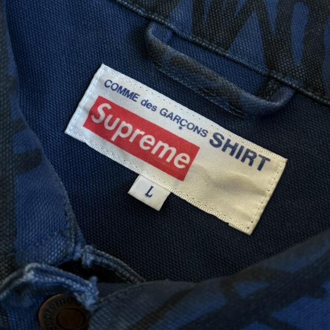 Comme des Garcons SHIRT × Supreme Supreme x Comme Des Garcons FW 18 Printed Canvas Jacket Size US XL / EU 56 / 4 - 3 Thumbnail