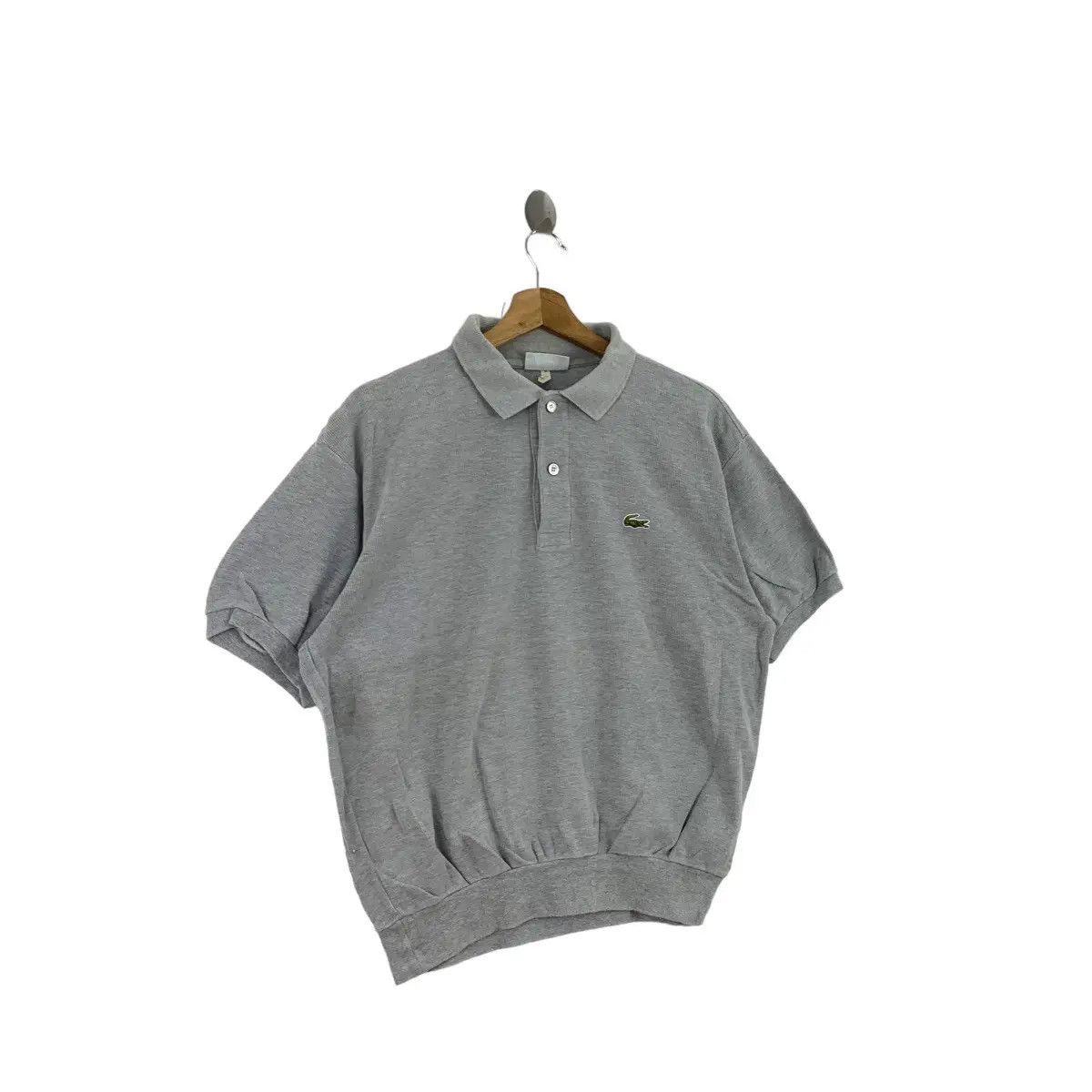 Lacoste Vintage LACOSTE CHEMISE RENE Small Logo Henley Sweatshirt Size US XL / EU 56 / 4 - 2 Thumbnail
