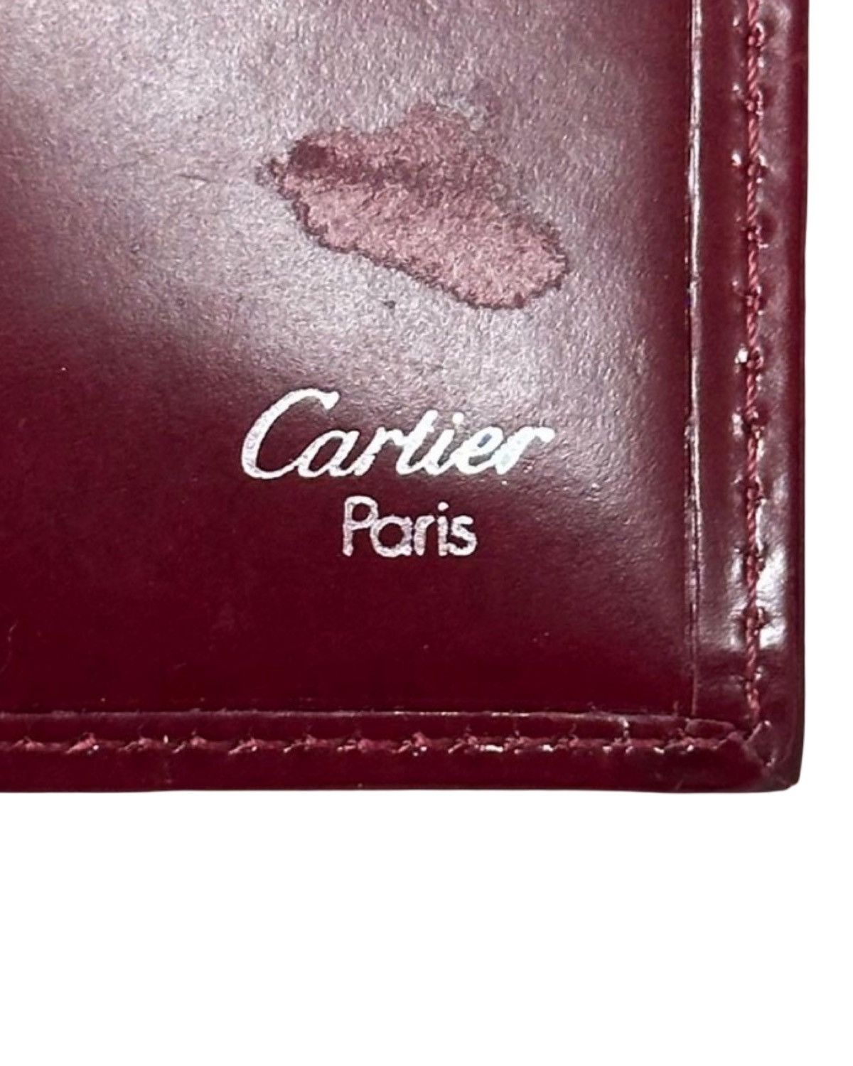 Cartier 🇫🇷MADE IN FRANCE🇫🇷 Cartier Leather Wallet Size ONE SIZE - 10 Thumbnail