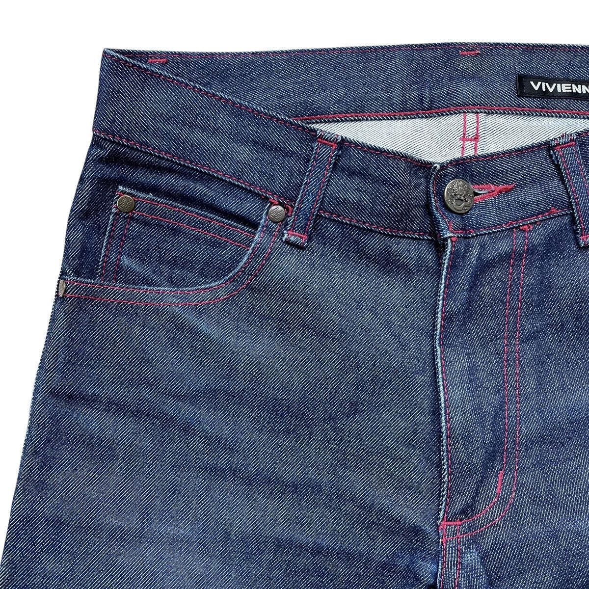 Vivienne Tam Vivienne Tam New York Designer Raw Indigo Denim Jeans Size 29" - 5 Thumbnail
