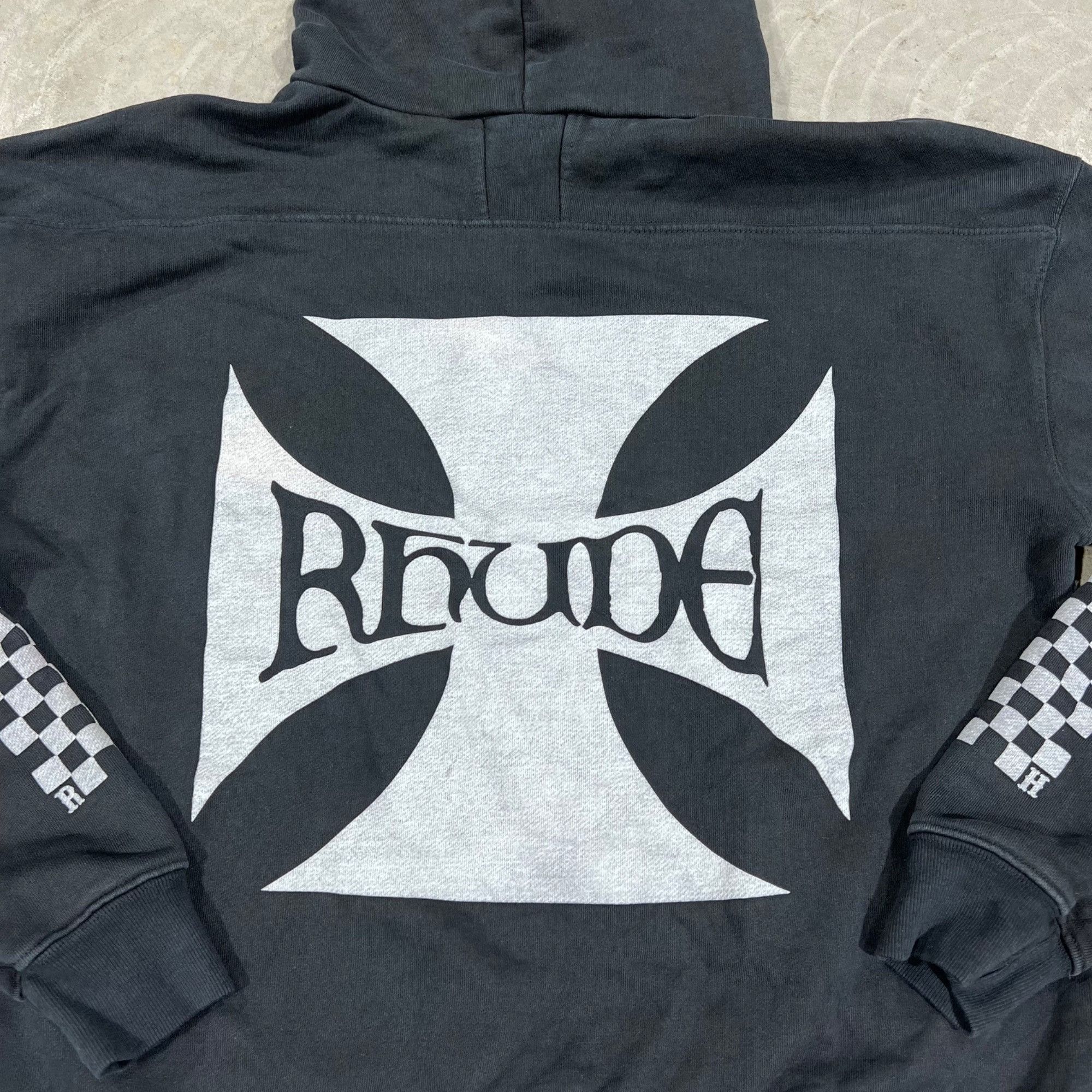 Rhude NEW RHUDE CLASSIC CHECKERS BLACK HOODIE SZ MEDIUM Size US M / EU 48-50 / 2 - 5 Thumbnail