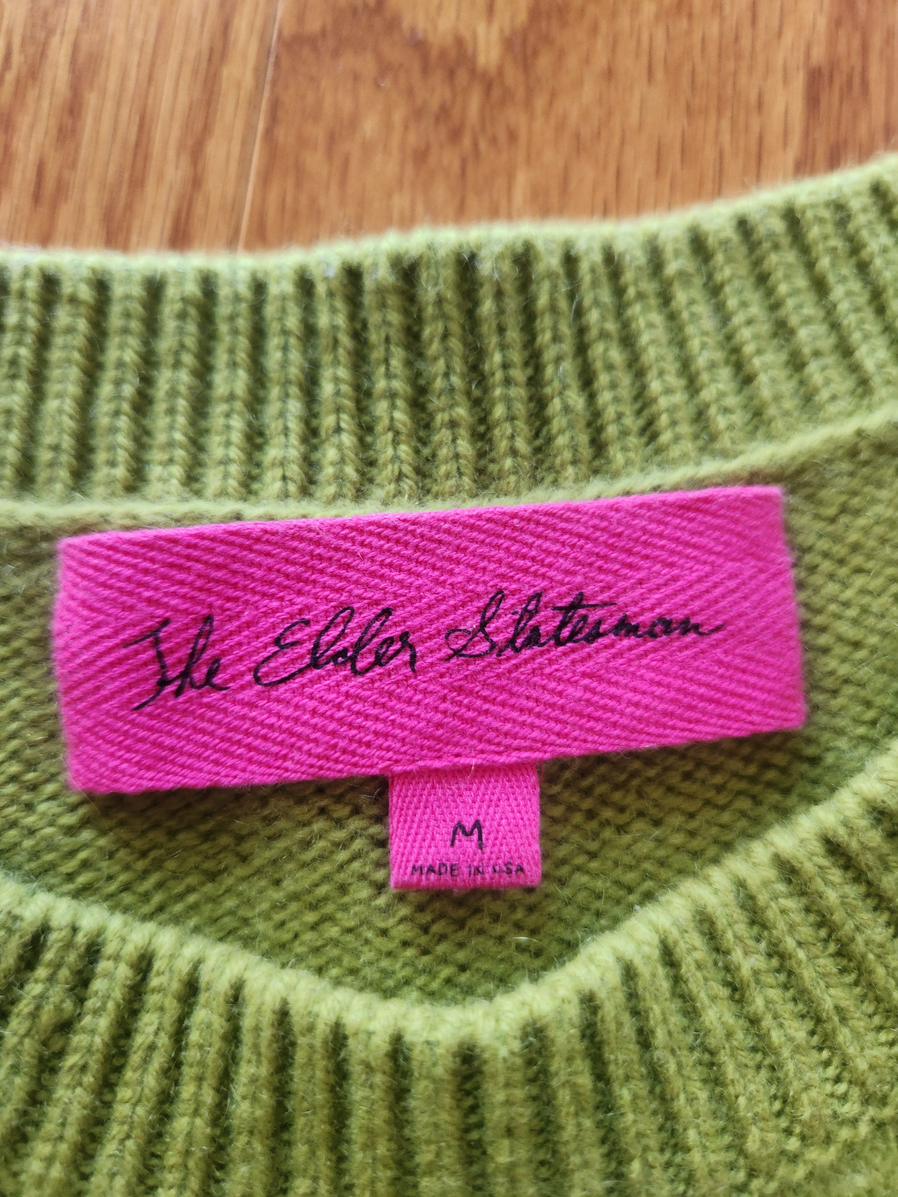 The Elder Statesman Cashmere Crewneck Sweater Size US M / EU 48-50 / 2 - 2 Thumbnail