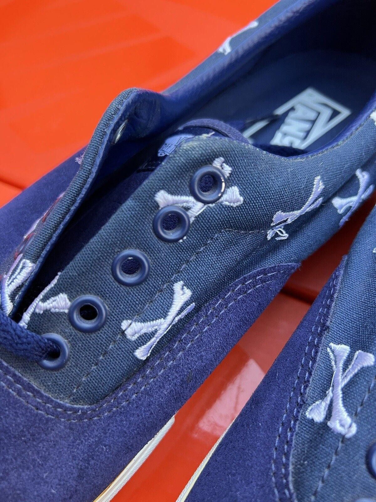 Vans 2007 VANS ERA S SYNDICATE WTAPS CROSS BONES NAVY BLUE 12 Size US 12 / EU 45 - 8 Thumbnail