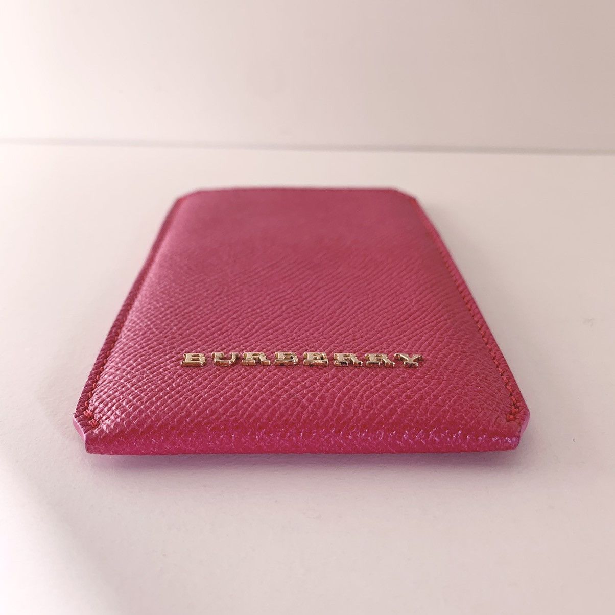 Burberry Burberry pink leather pouch with card slot Size ONE SIZE - 2 Thumbnail