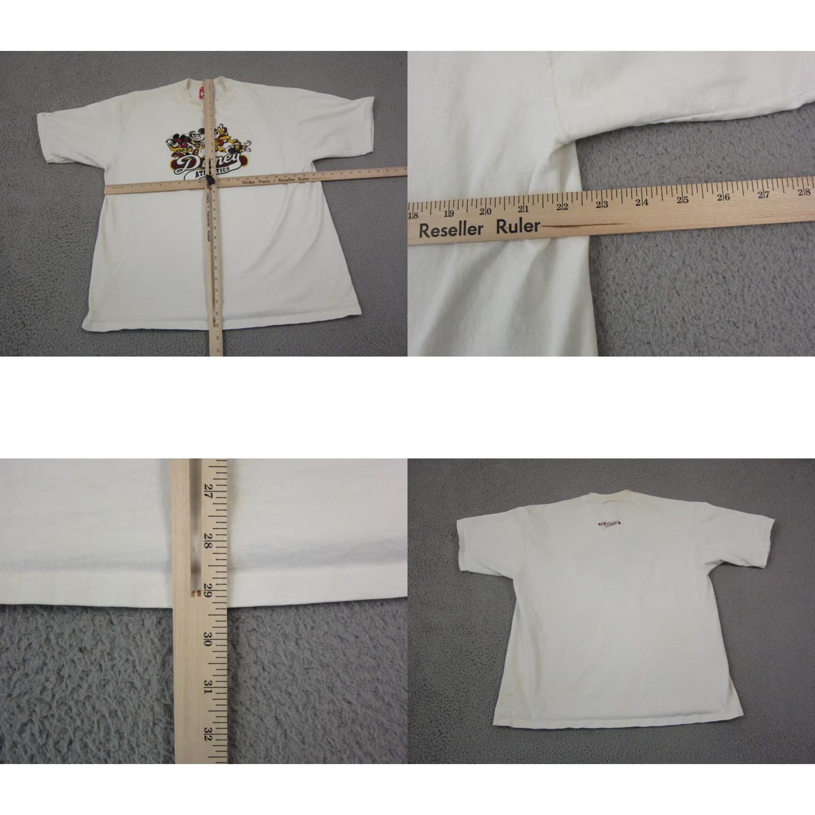 Disney VINTAGE Disney Shirt Mens XL White Mickey Goofy Donald 90s USA Graphic Print T-Shirt Clothing Reg Size US XL / EU 56 / 4 - 8 Thumbnail