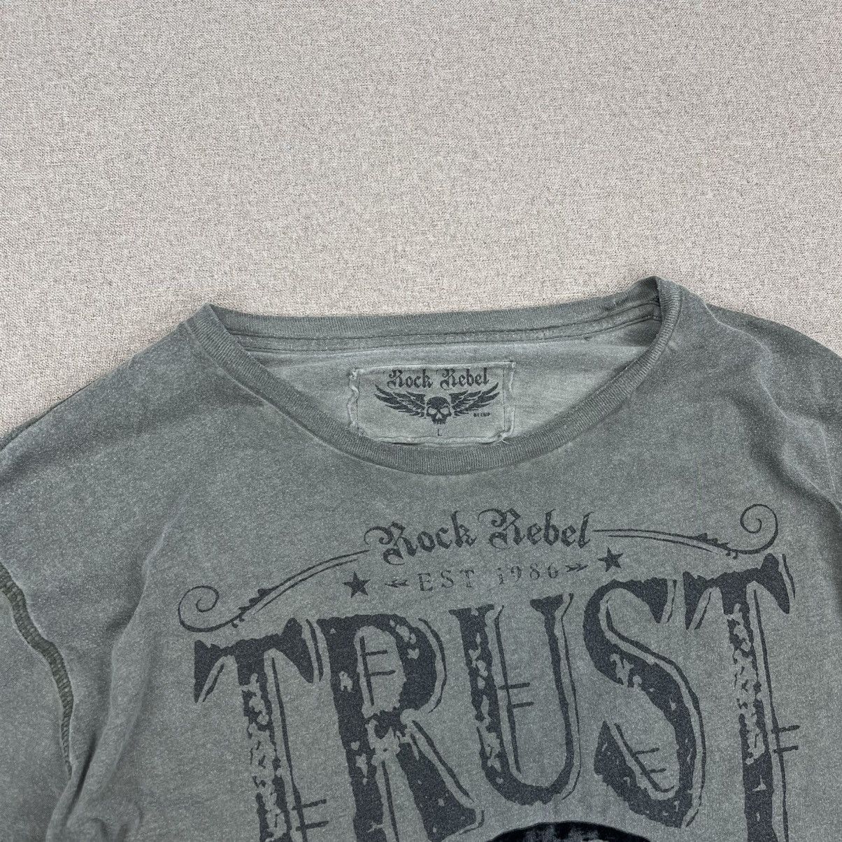 Affliction × Vintage VINTAGE AFFLICTION STYLE ROCK REBEL TEE T-SHIRT Size US L / EU 52-54 / 3 - 3 Thumbnail