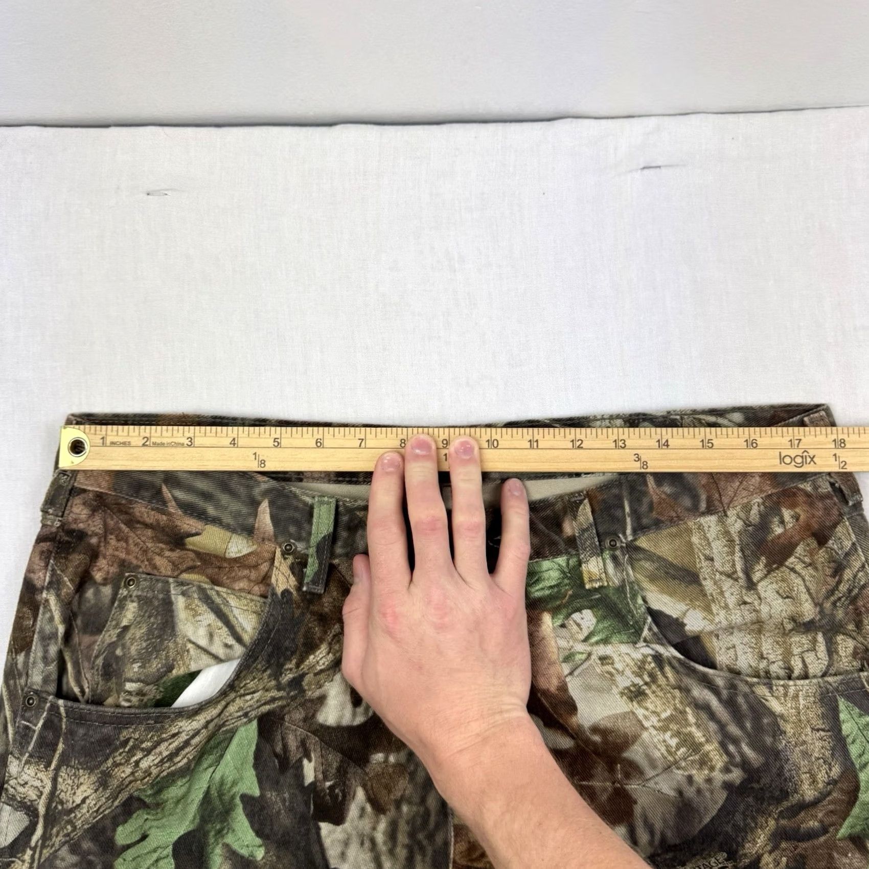 Wrangler VINTAGE Wrangler Camo Double Knee Pants Men's 36x32 USA Camouflage Chino Workwear 90s Size US 36 / EU 52 - 7 Thumbnail