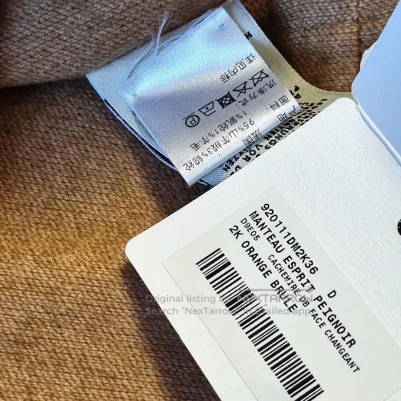 Hermes Hermes Nude Pink Double-faced Cashmere Long Coat Size XS / US 0-2 / IT 36-38 - 6 Thumbnail