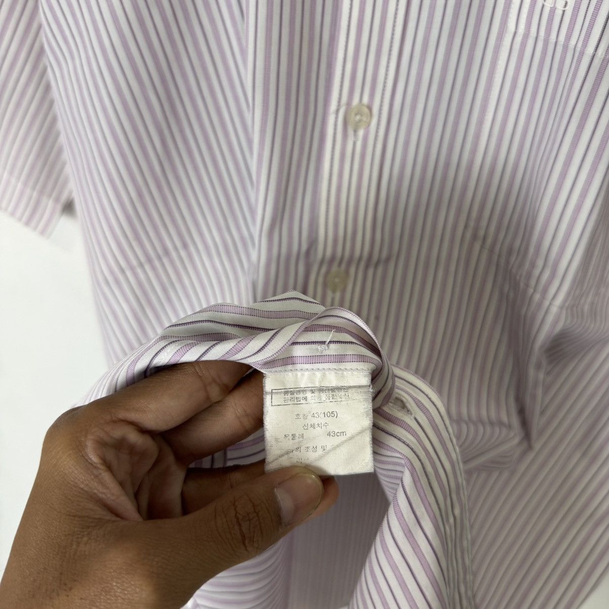 Balenciaga Balenciaga paris stripe button up shirt Size US XL / EU 56 / 4 - 6 Thumbnail
