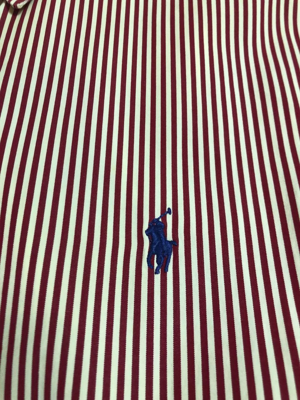 Polo Ralph Lauren Ralph Lauren Shirt Mens Purple Striped Custom Fit Small Pony Size US XL / EU 56 / 4 - 3 Thumbnail