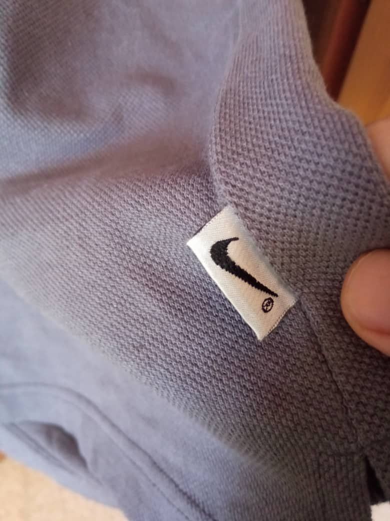 Nike × Vintage Nike Vintage polo 90s Made in USA swoosh embroidered Size US L / EU 52-54 / 3 - 7 Thumbnail