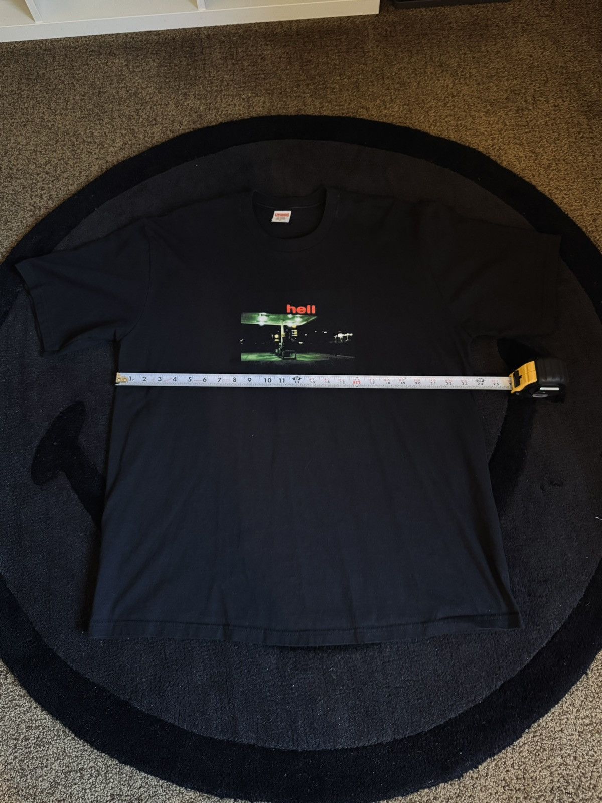Supreme Supreme Hell Tee Black XL | Grailed