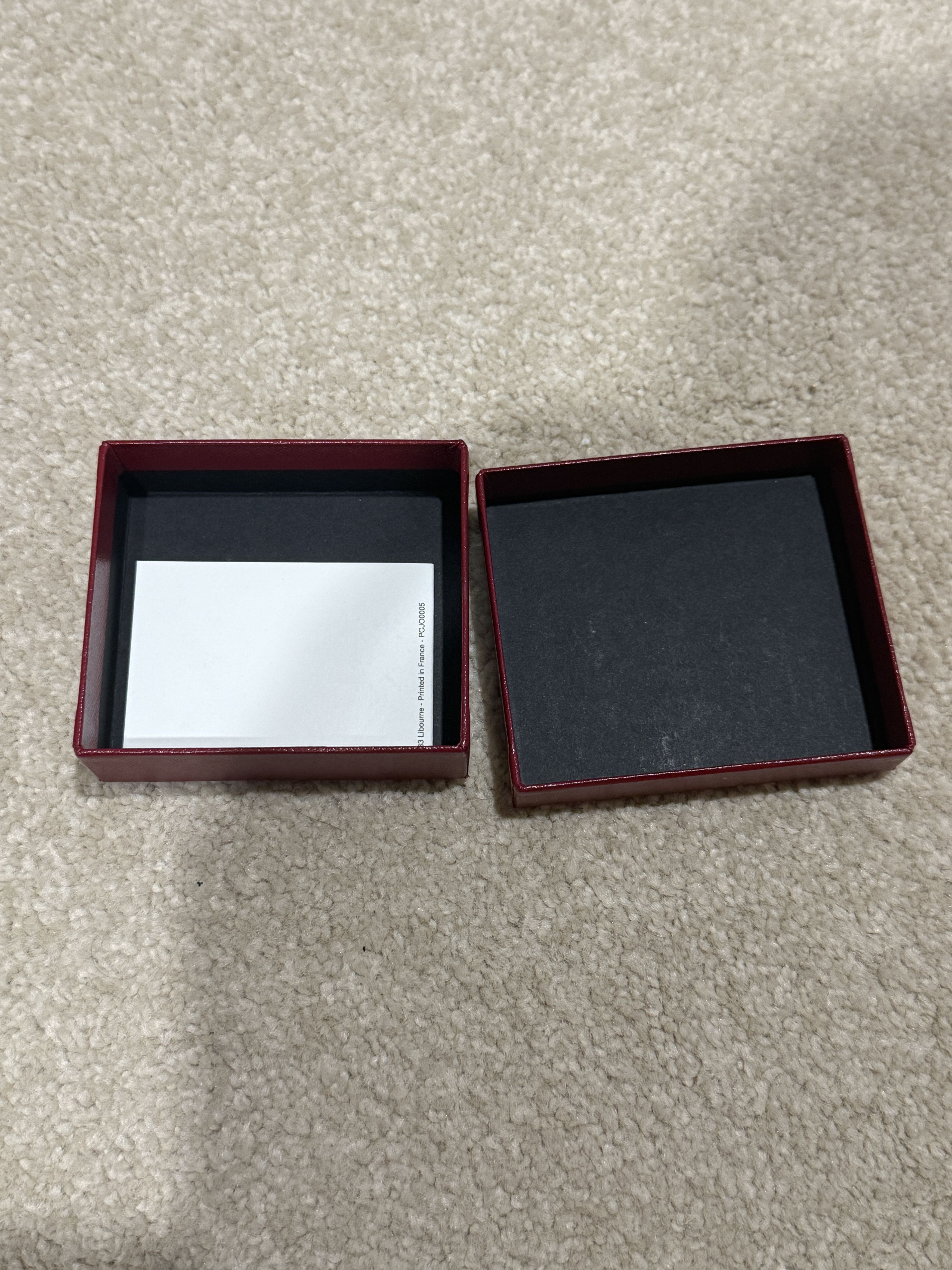 Cartier Authentic Cartier Red Gift Small Ring Box Size ONE SIZE - 3 Thumbnail