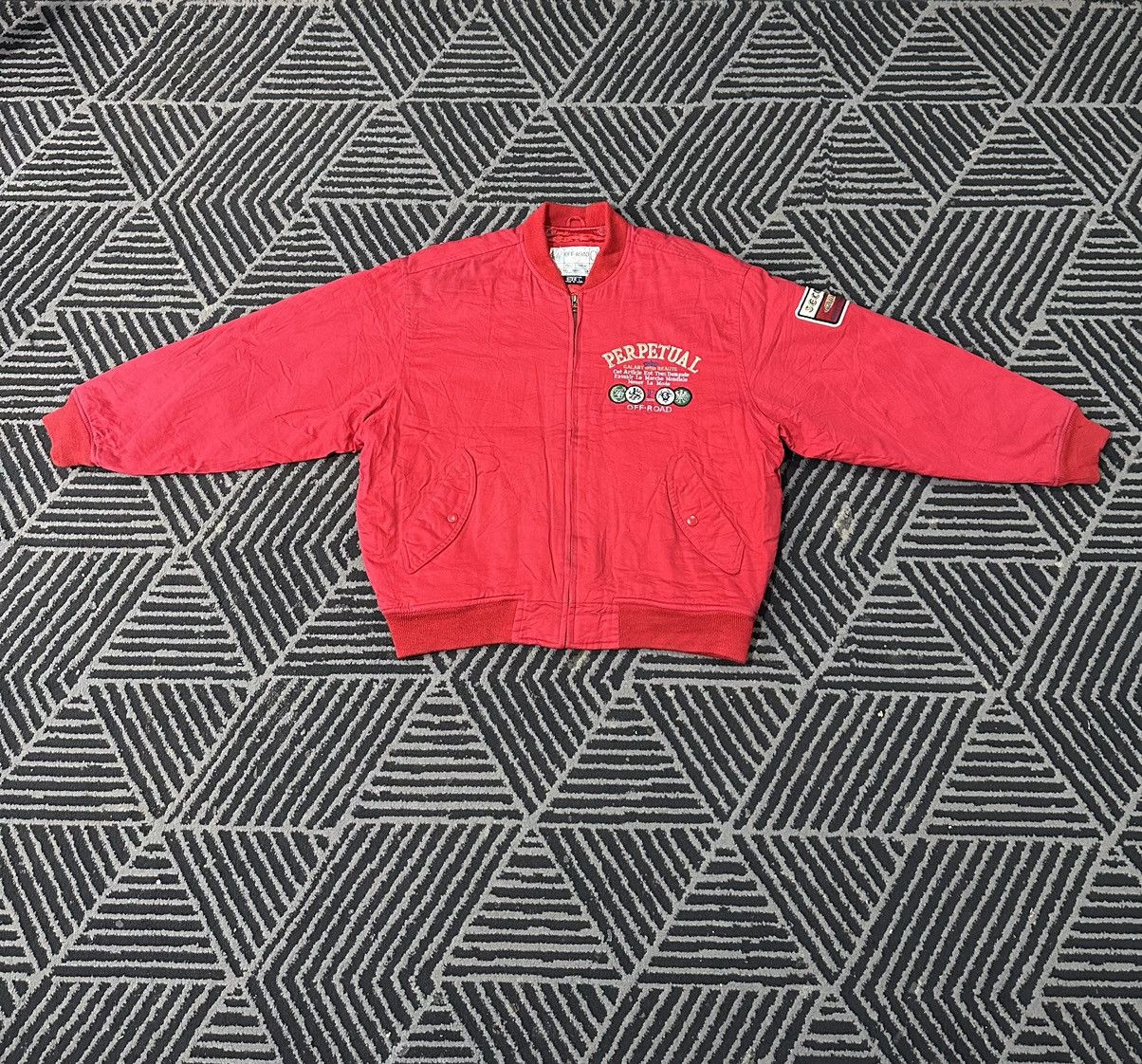 Japanese Brand × Vintage Vintage OFF-ROAD Embroidery Script American Classic Jacket Size US L / EU 52-54 / 3 - 6 Thumbnail