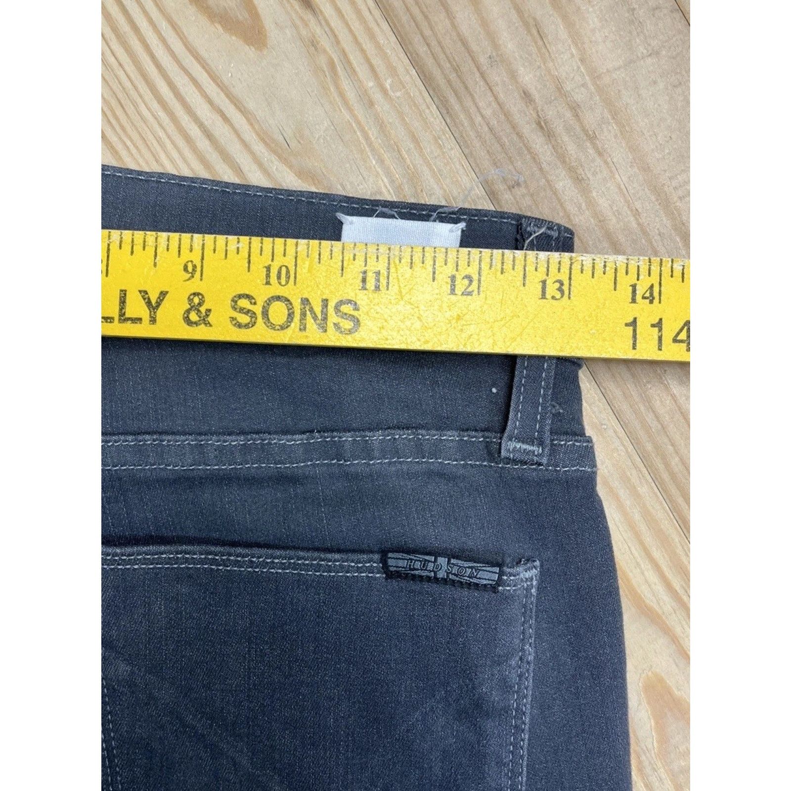 Hudson Hudson Size 25 Women Jeans Nico Mid Rise Super Skinny Gray Size 25" / US 0 / IT 36 - 6 Thumbnail