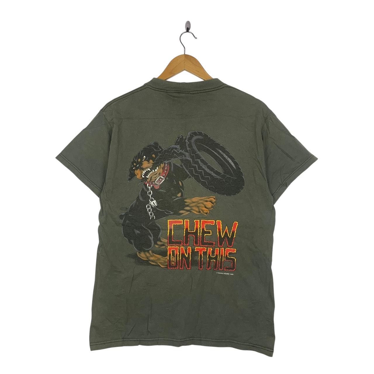 Vintage Vintage 1995 DAWD POUND ROTTWEILER Hip Hop Rap Tee Shirt Size US M / EU 48-50 / 2 - 1 Thumbnail