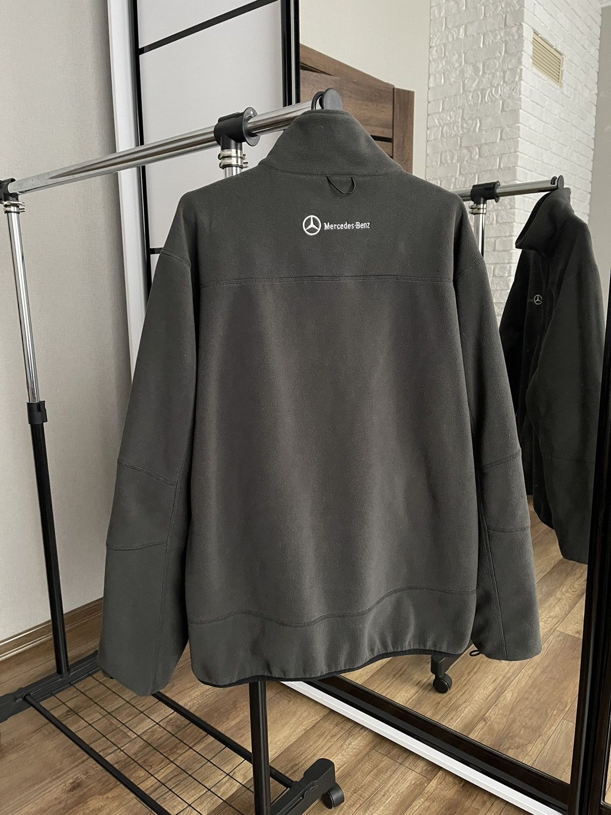 Mercedes-Benz Mercedes Benz Fleece Zip Jacket Vintage 90s Racing Size US M / EU 48-50 / 2 - 6 Thumbnail