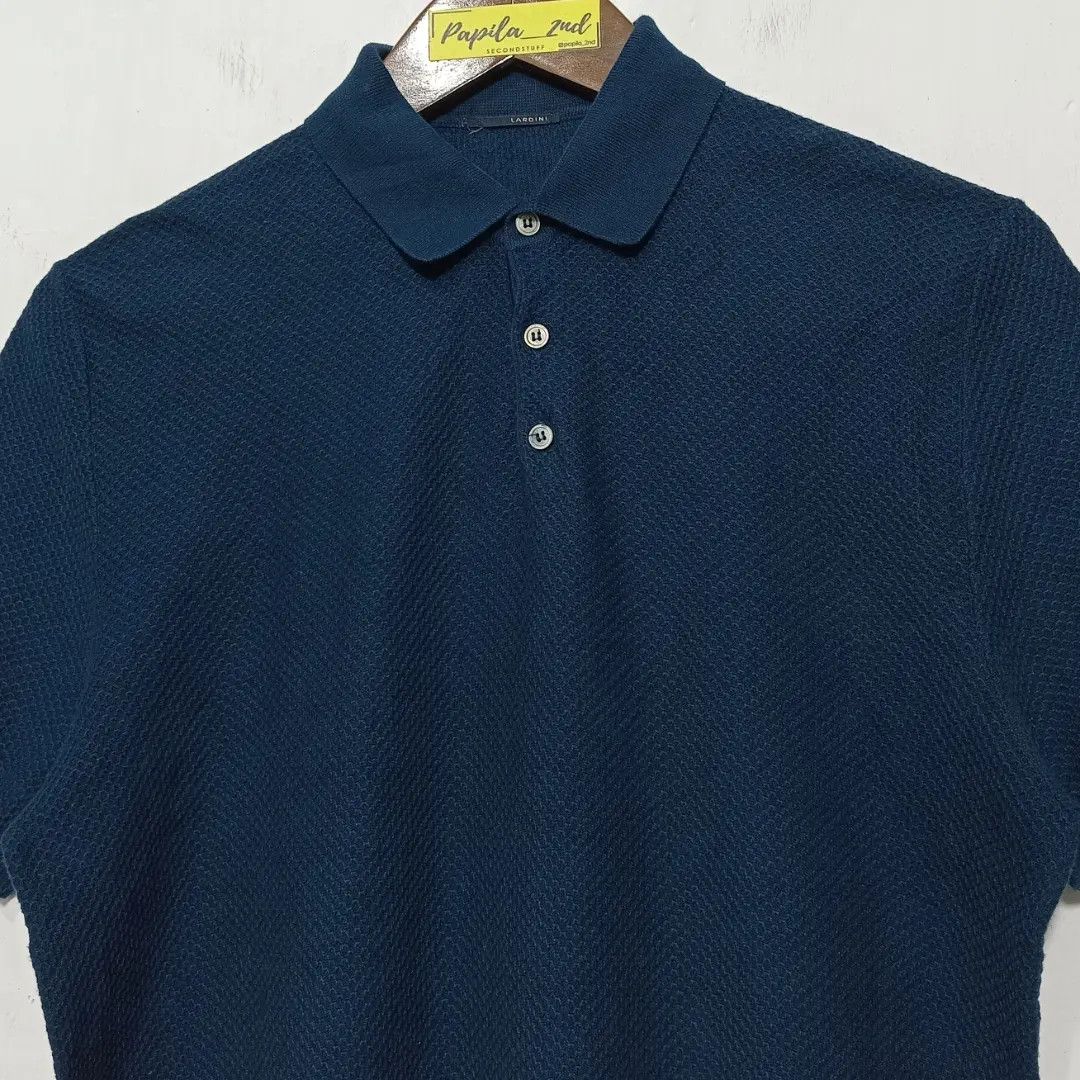 Lardini Lardini short sleeve polo knit Size US L / EU 52-54 / 3 - 2 Thumbnail