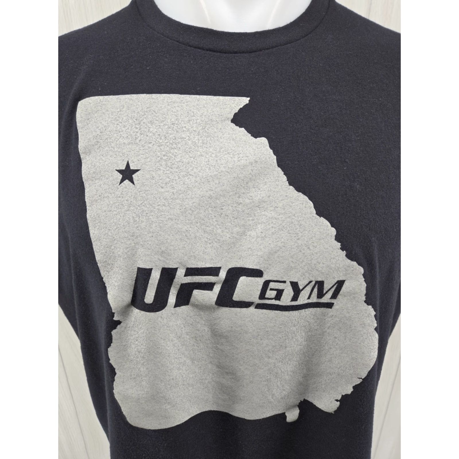 Next Level UFC Gym Perimeter Georgia T-Shirt Black Size XL Men Crew Neck Short Sleeve Logo Cotton Next Level Size US XL / EU 56 / 4 - 3 Thumbnail