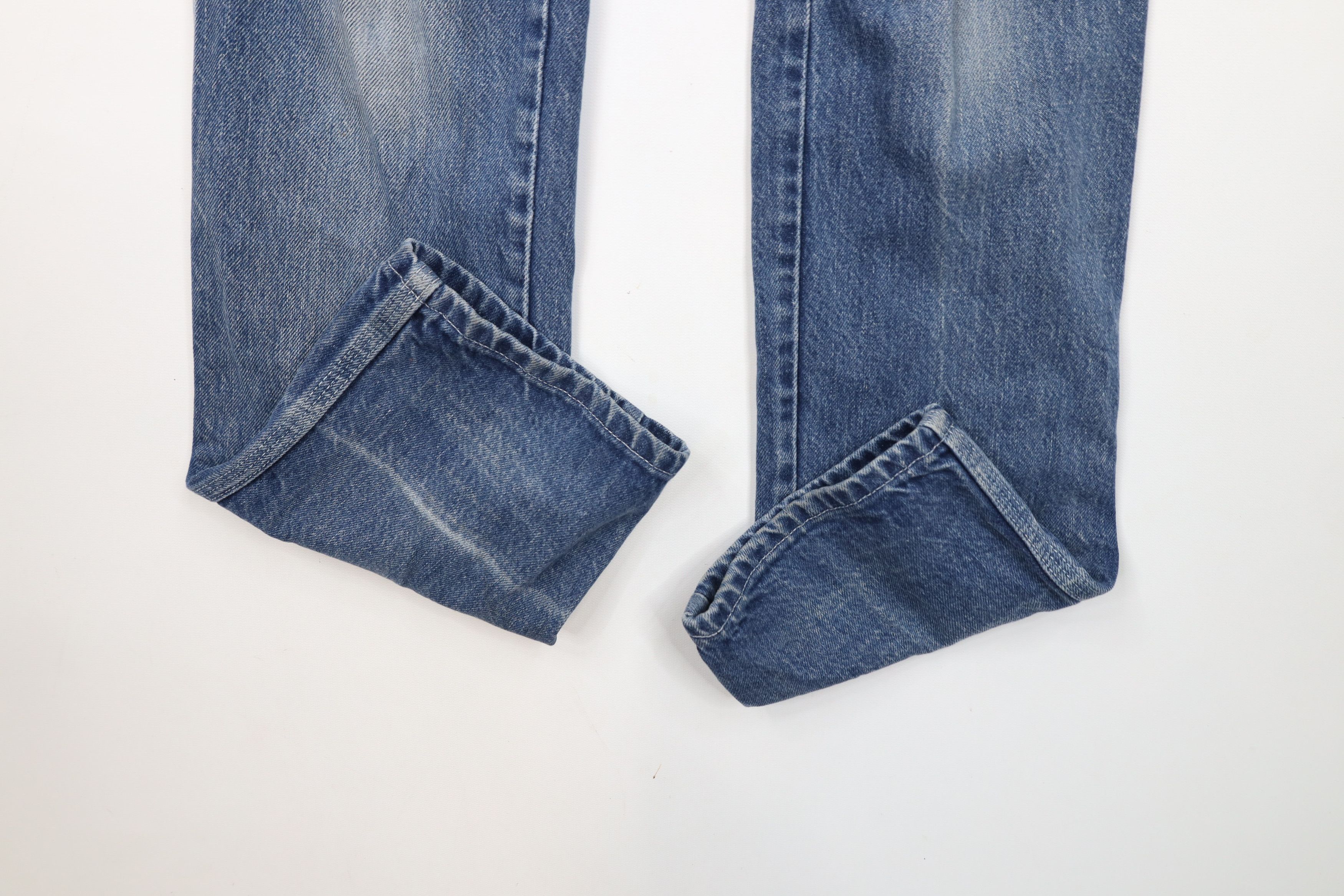Guess × Vintage Vintage 80s Guess Skinny Straight Leg Denim Jeans Blue USA Size 24" / US 00 / IT 34 - 5 Thumbnail