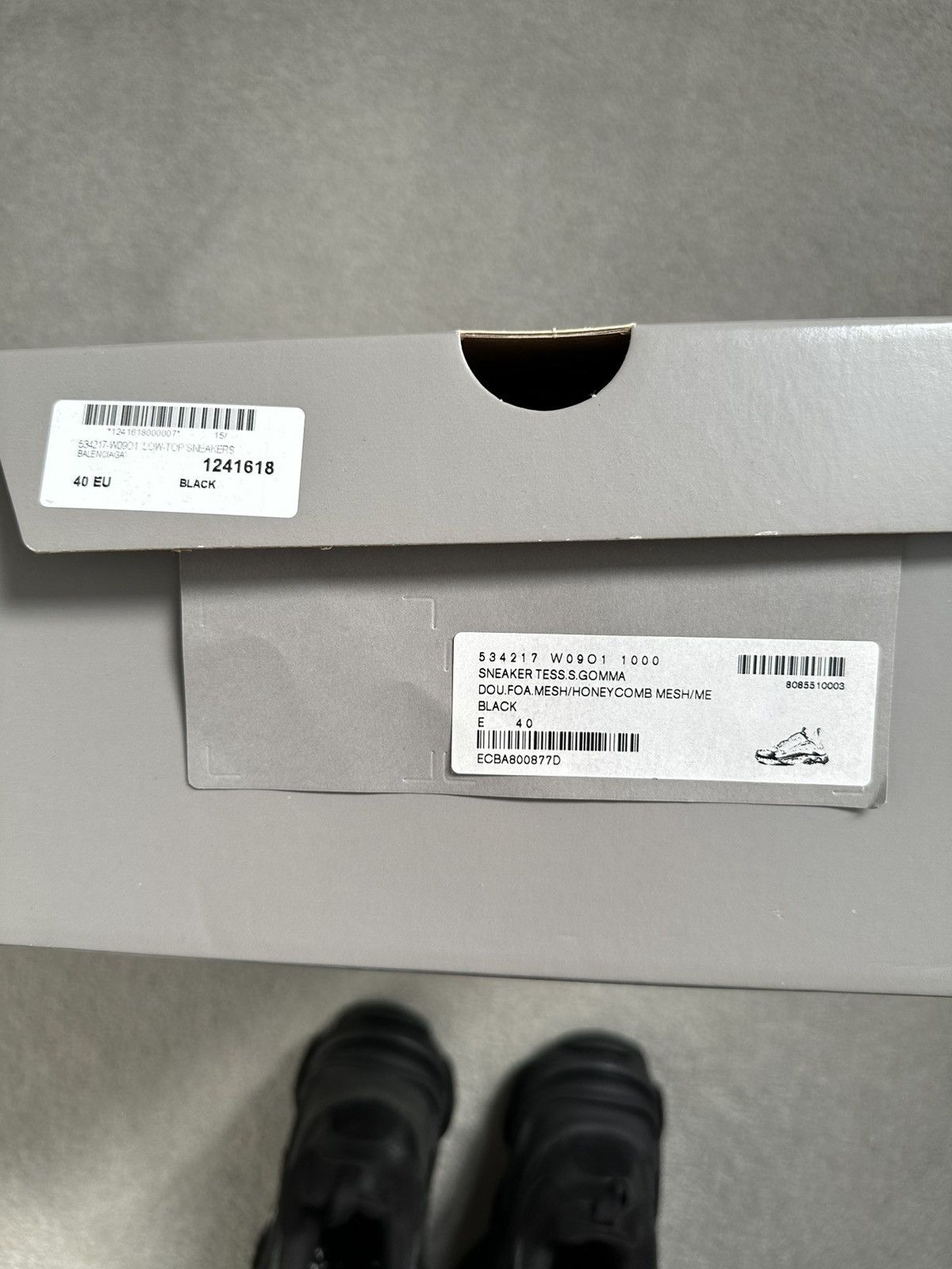 Balenciaga Balenciaga Triple S Black Size US 7 / EU 40 - 10 Thumbnail