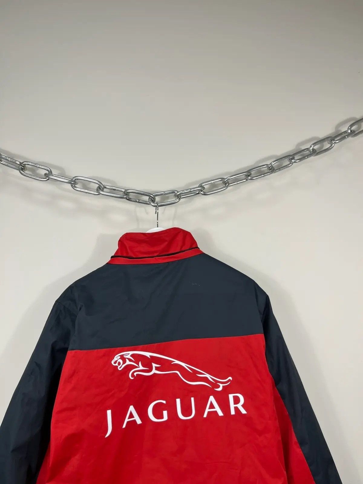 Formula 1 × Vintage Vintage Jaguar F1 Red Big Logo Bomber Racing Jacket Size US L / EU 52-54 / 3 - 4 Thumbnail