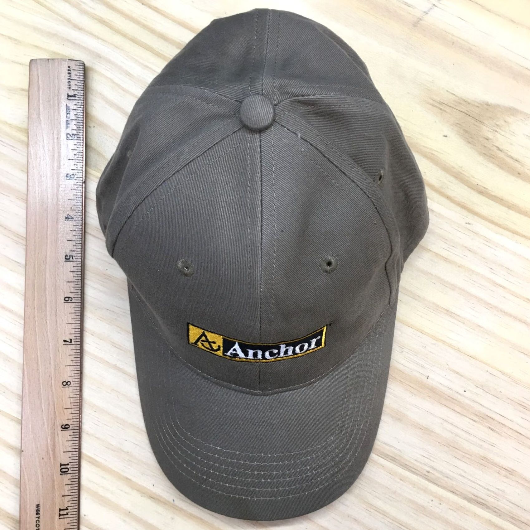 Vintage Anchor Pacific Head Wear Baseball Cap Hat Mens One Size Brown Adjustable 101C Size ONE SIZE - 3 Thumbnail