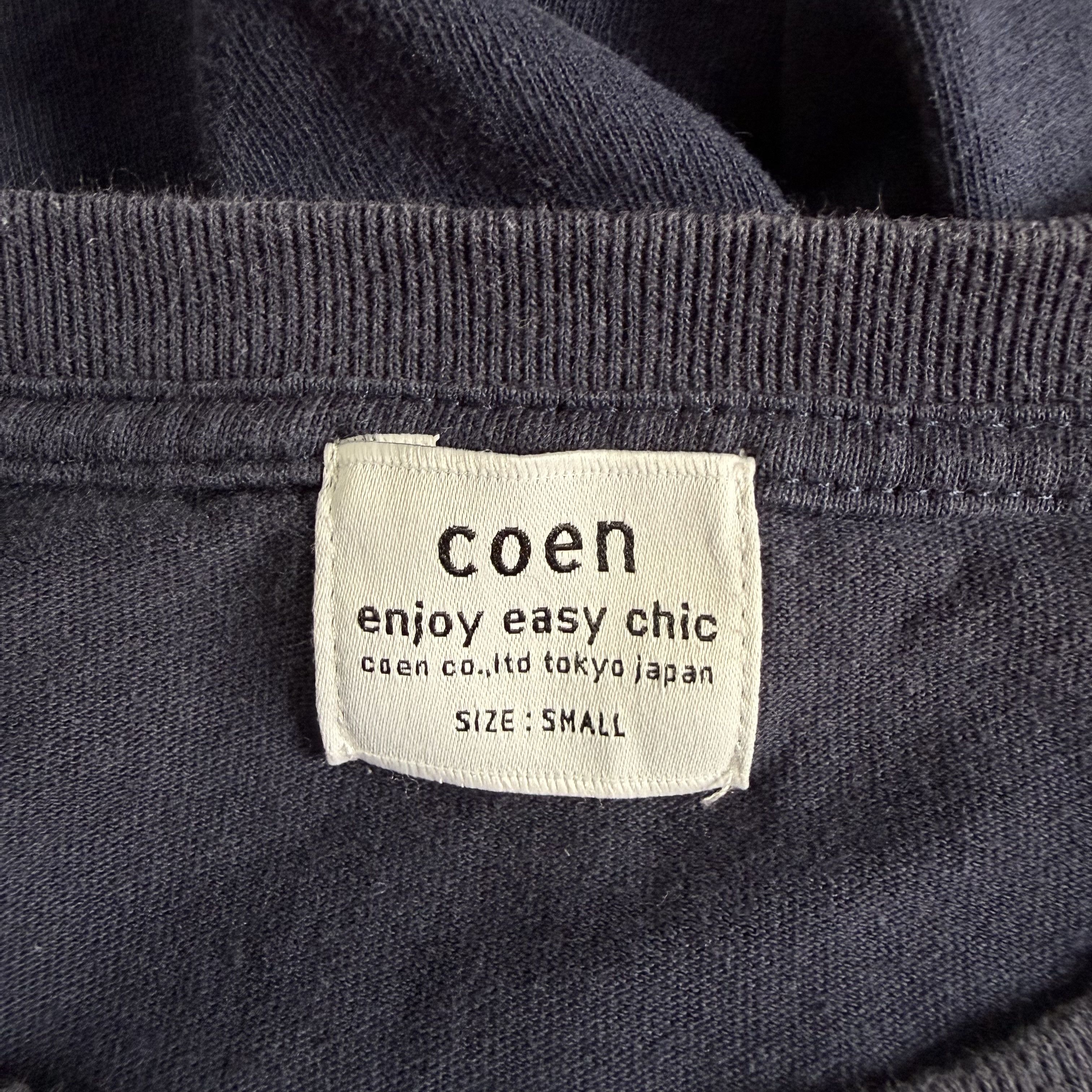 Japanese Brand 🔥RARE🔥Coen Japan Spell Out T-shirt Size US S / EU 44-46 / 1 - 5 Thumbnail
