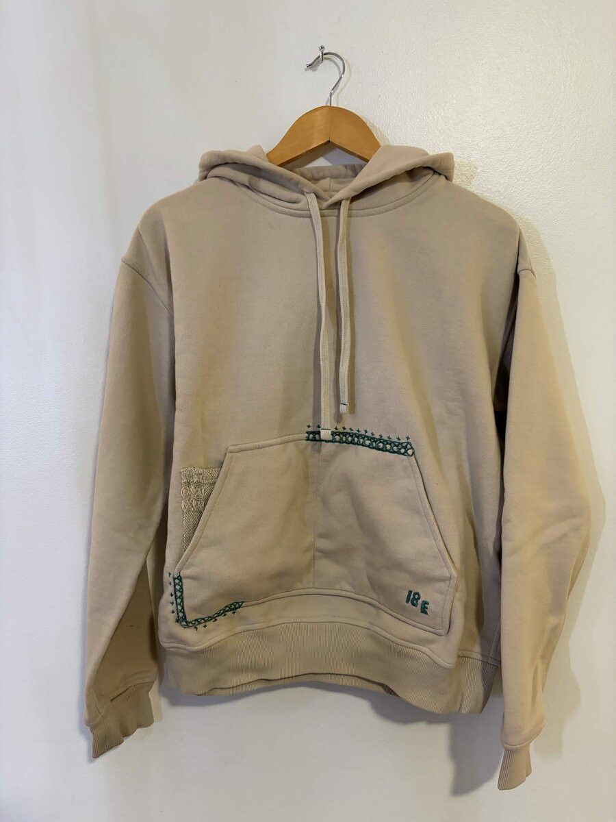 18 East Lugo Hand-Embroidered Hooded Sweatshirt Size US S / EU 44-46 / 1 - 1 Thumbnail