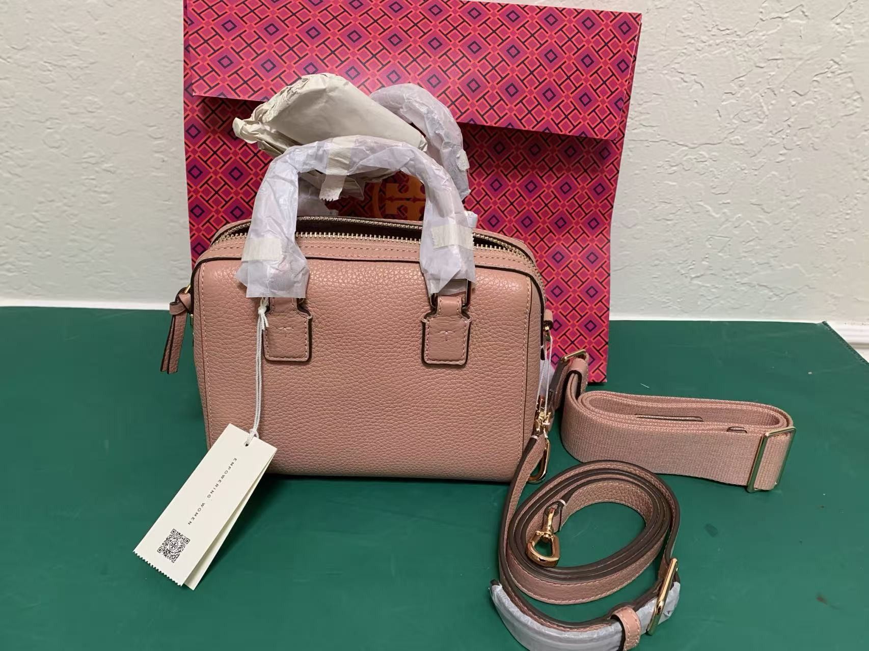 Tory Burch TORY BURCH THEA MINI WEB SATCHEL Size ONE SIZE - 5 Thumbnail