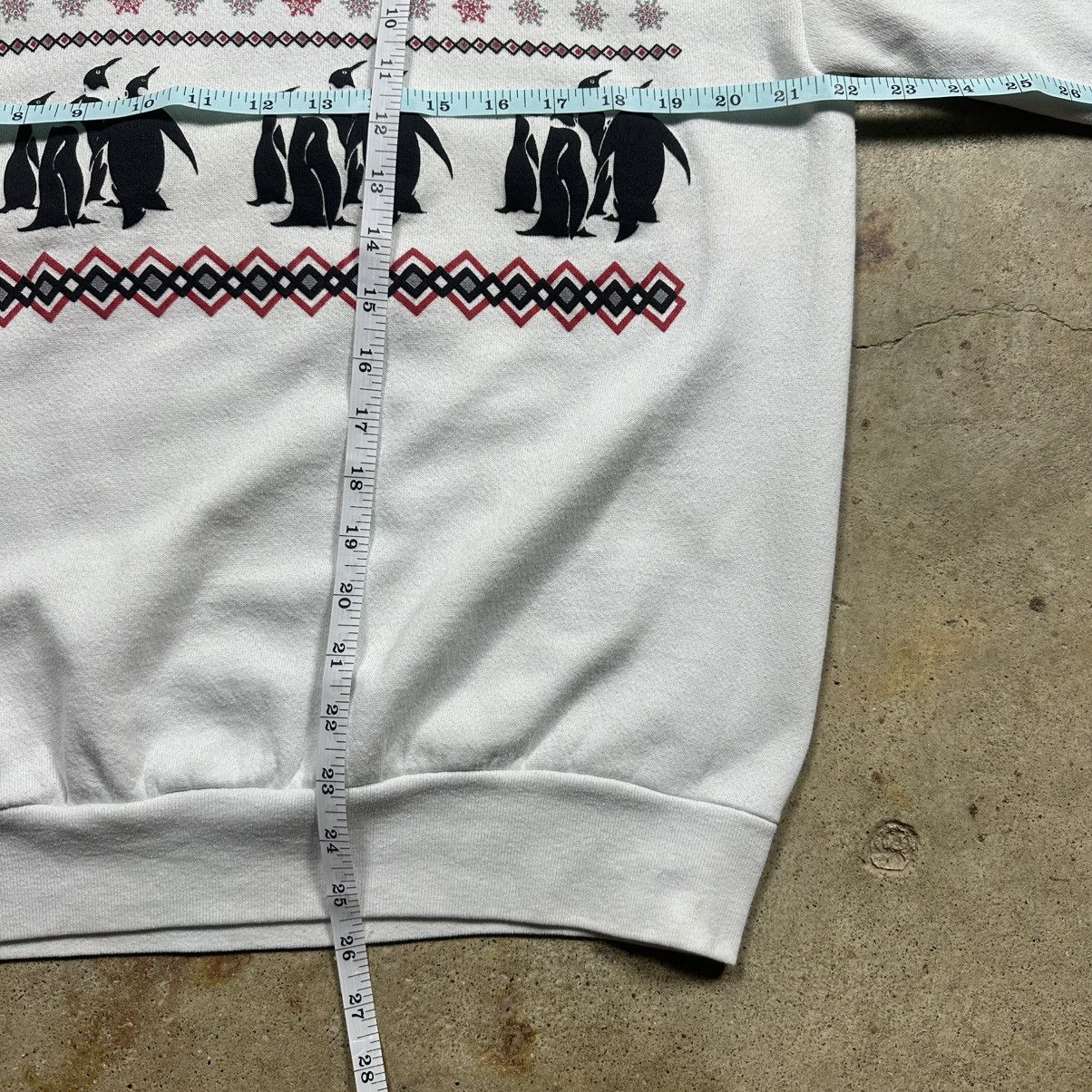Vintage Vintage 80s Outdoor Nature Walking Penguins AOP Crewneck Size US L / EU 52-54 / 3 - 10 Thumbnail