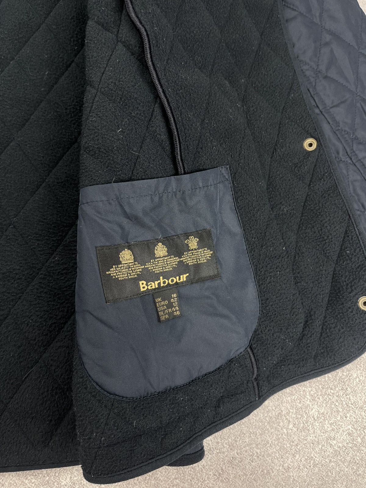 Barbour Women’s Barbour Combe Polarquilt Navy Jacket Size UK 16 Size XL / US 12-14 / IT 48-50 - 8 Thumbnail