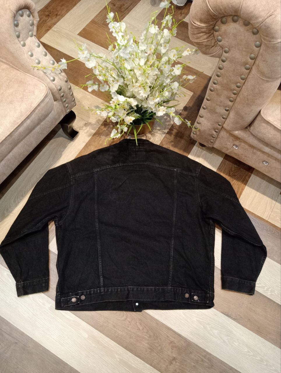Levi's Vintage Clothing RARE VINTAGE 90s LEVI'S 70507 BLACK DENIM JACKET - SIZE XXL Size US XXL / EU 58 / 5 - 14 Thumbnail