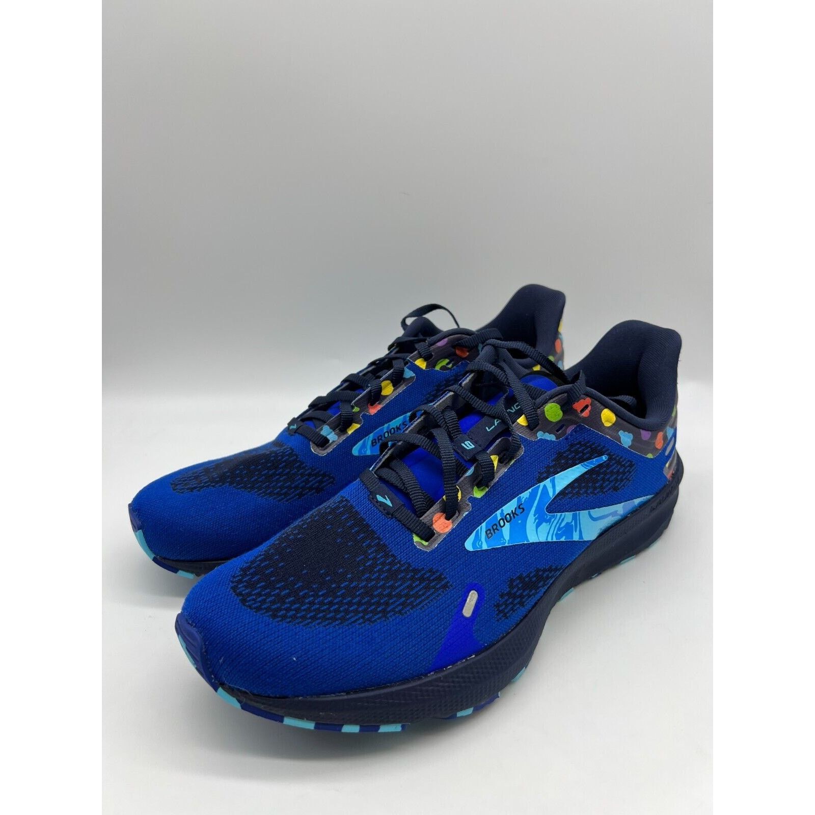 Brooks Brooks Launch 9 Running Shoes Blue/Peacoat/Yellow Mens Sz 10 Size US 10 / EU 43 - 8 Thumbnail